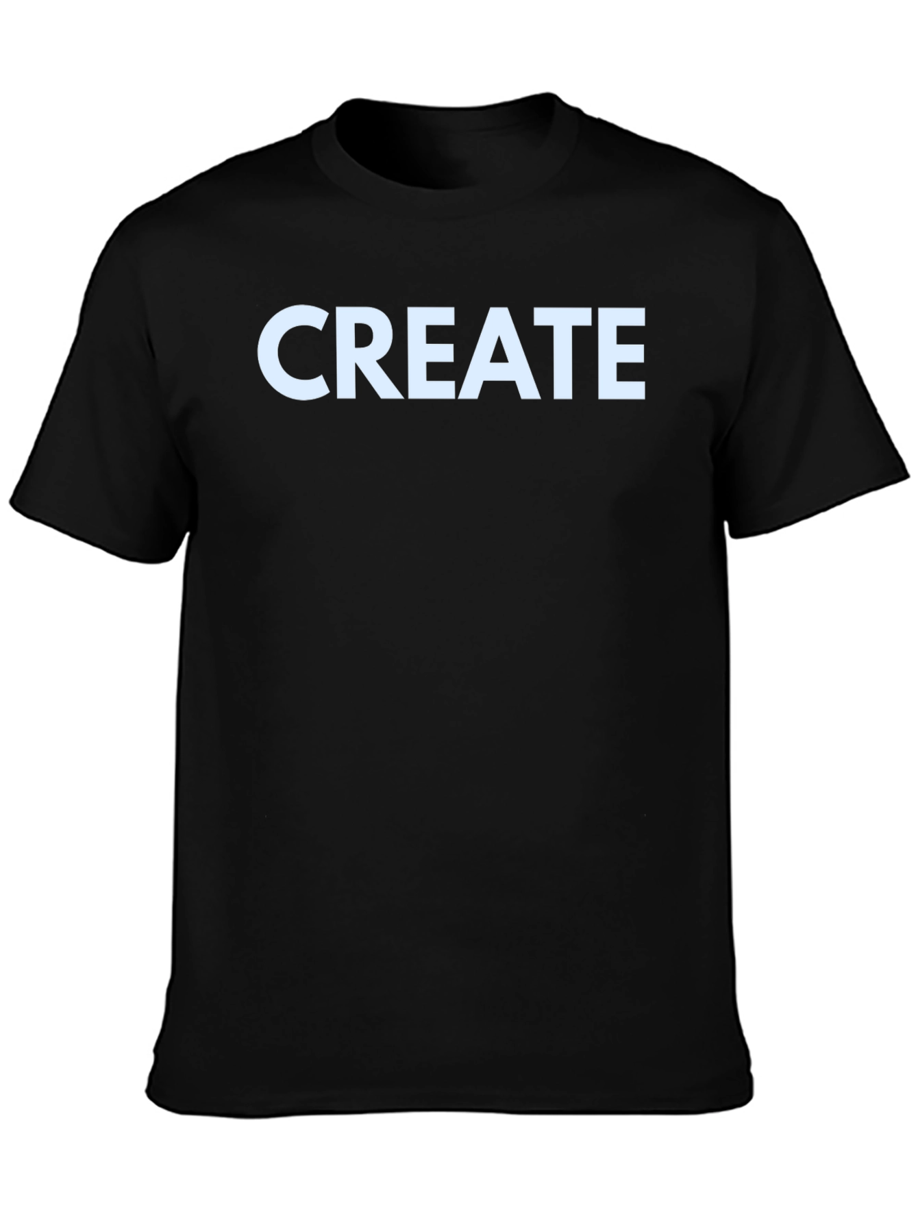 CREATE Graphic T-Shirt - Black Casual Tee