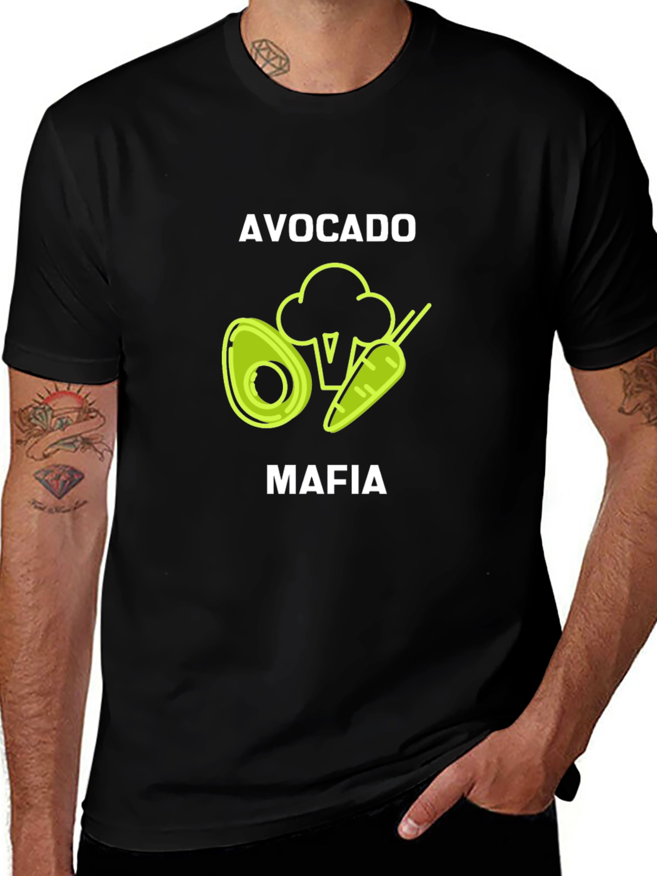 Avocado Mafia T-Shirt - Novelty Graphic Tee