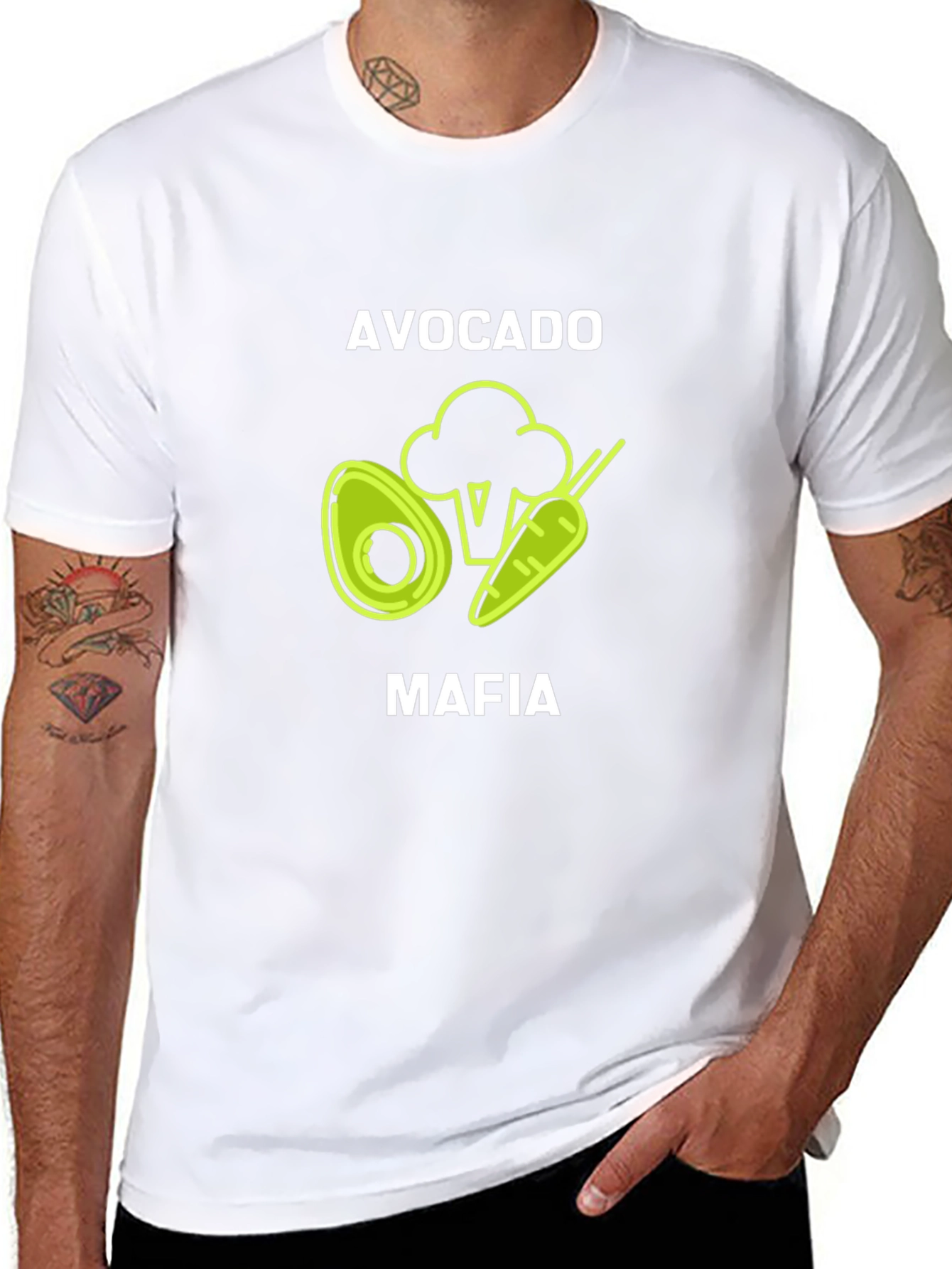 Avocado Mafia T-Shirt - Novelty Graphic Tee