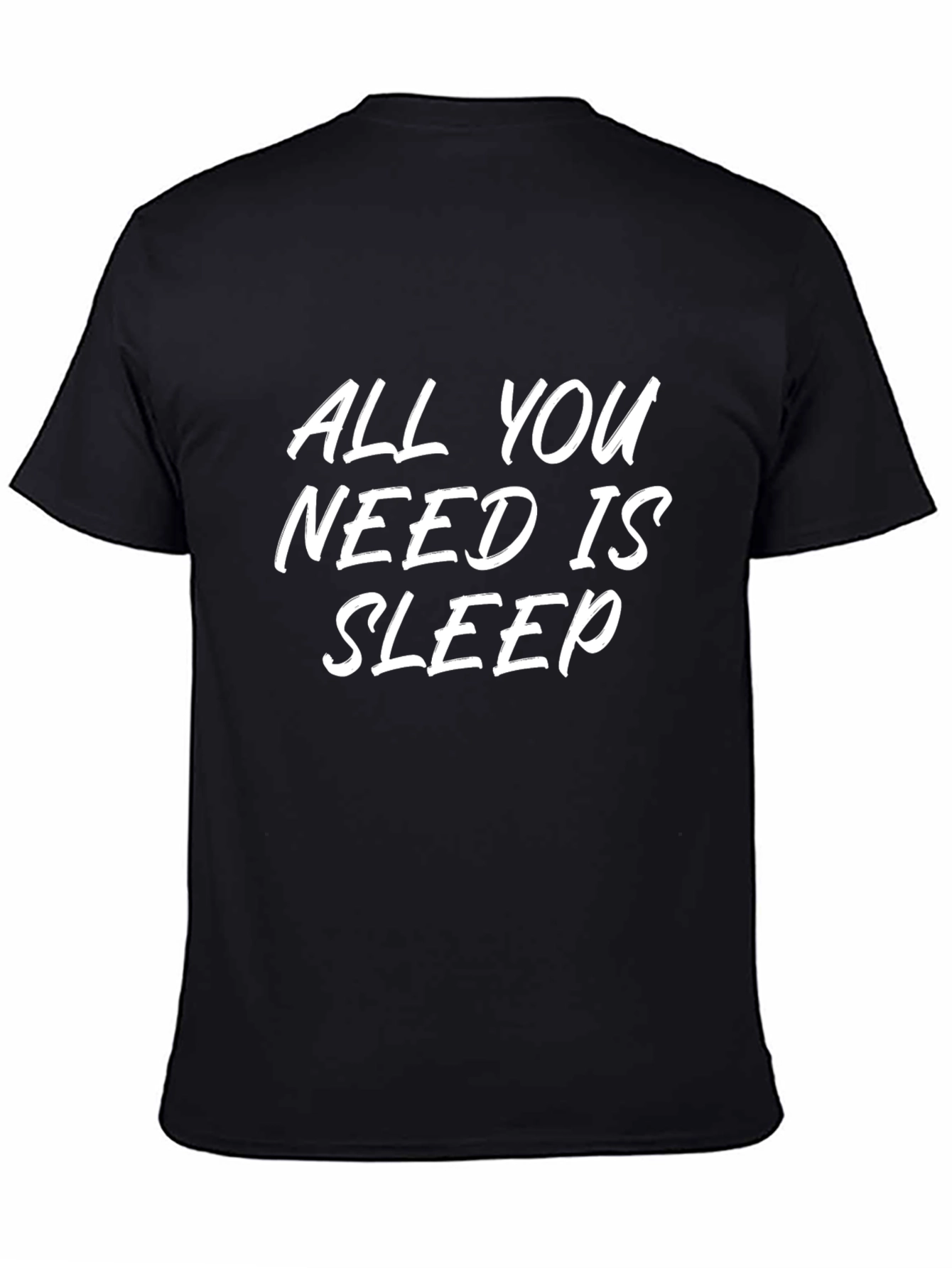 All You Need Is Sleep Black Graphic T-Shirt