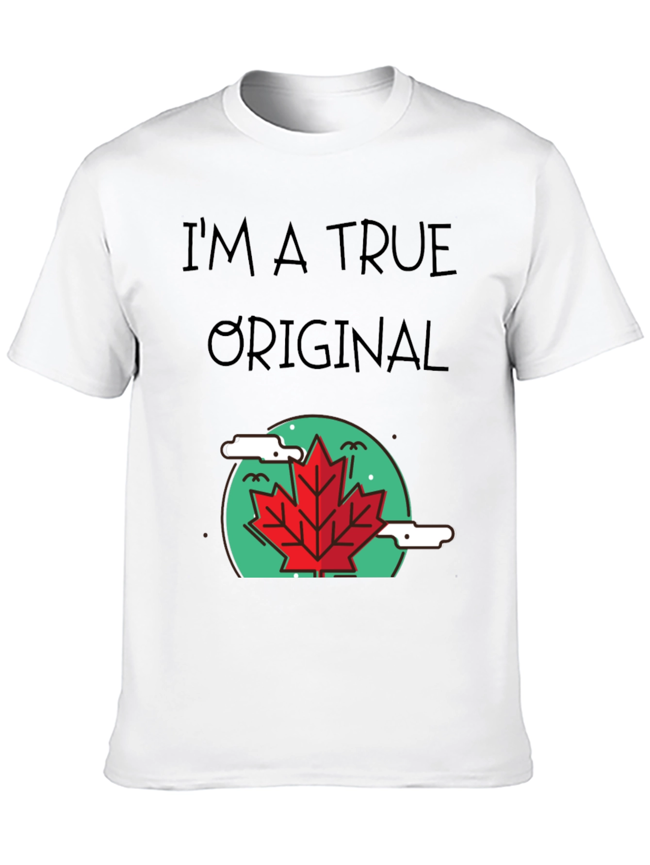 True Original Graphic Tee - Maple Leaf Design
