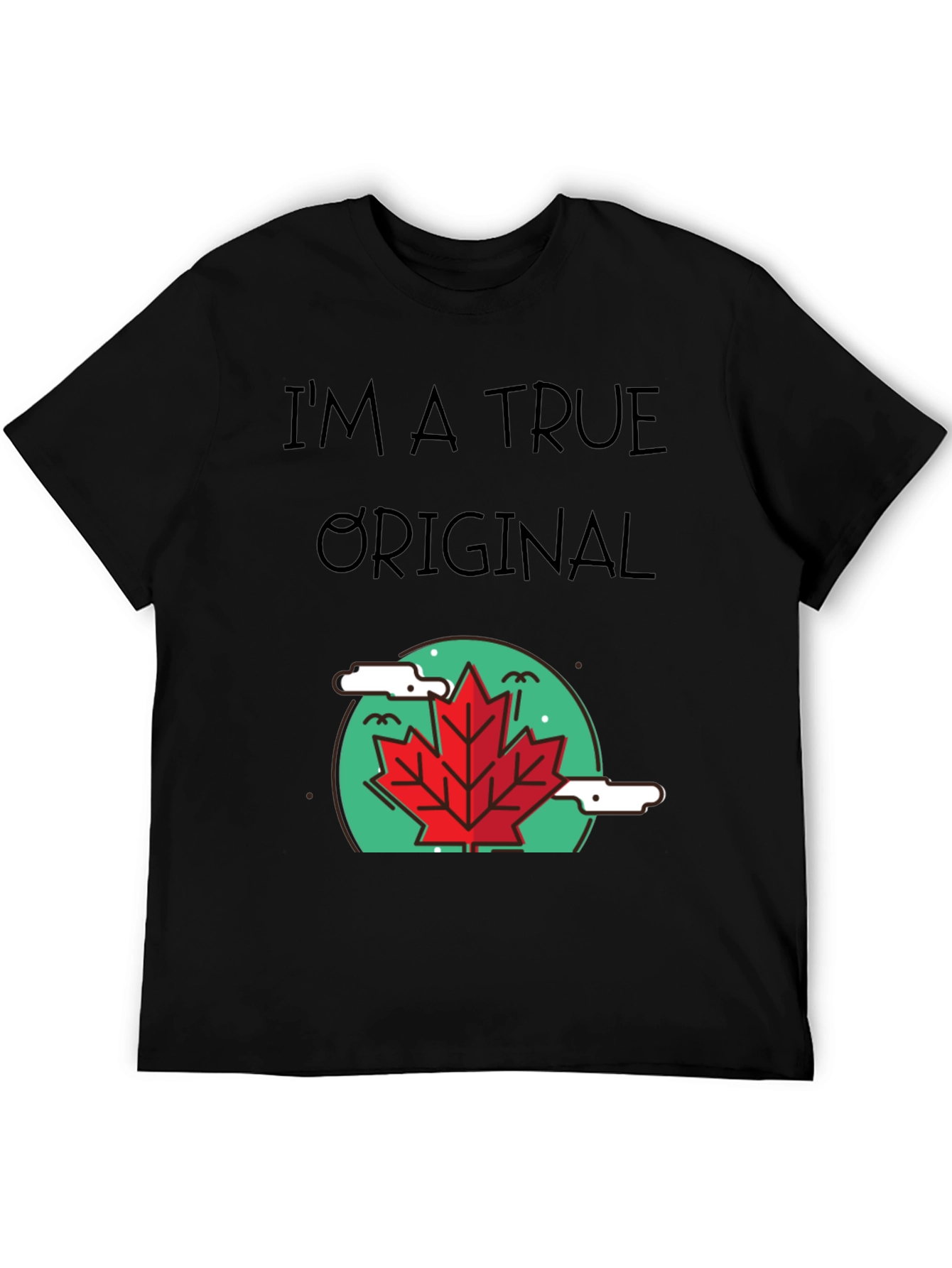 True Original Graphic Tee - Maple Leaf Design