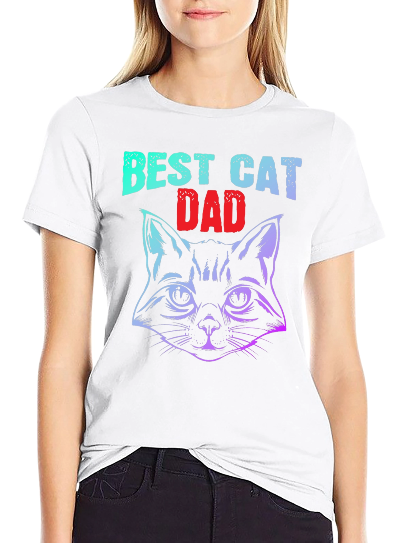 Best Cat Dad T-Shirt - Graphic Tee