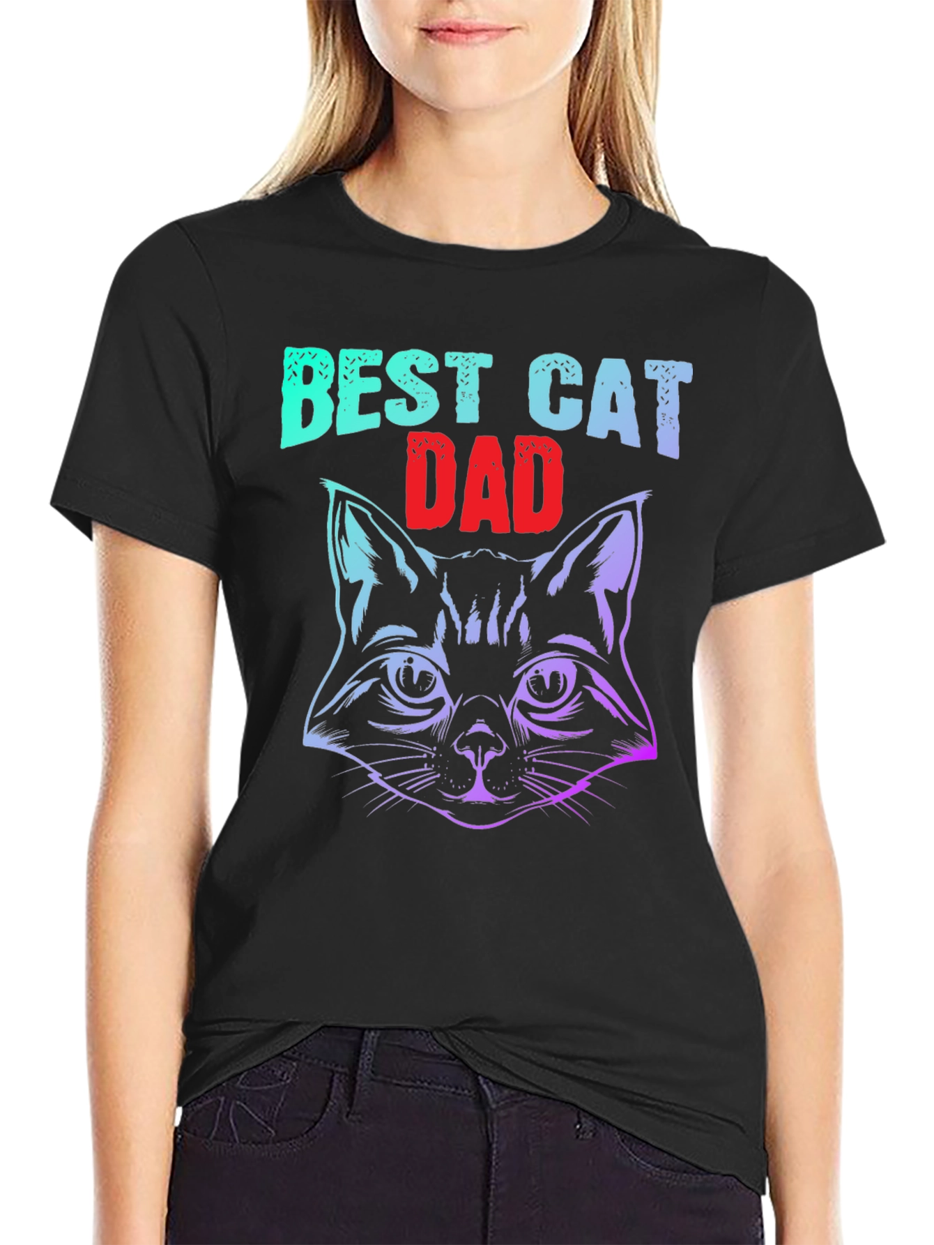Best Cat Dad T-Shirt - Graphic Tee