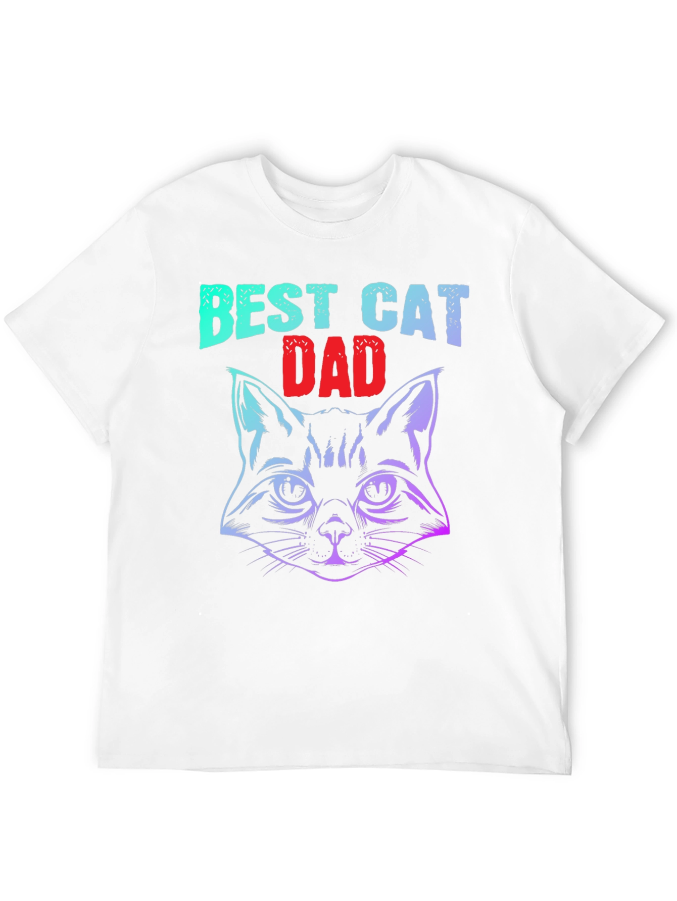 Best Cat Dad T-Shirt - Graphic Tee