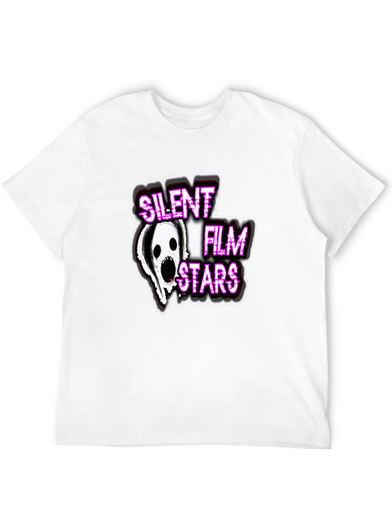 Silent Film Stars Graphic Tee - Black