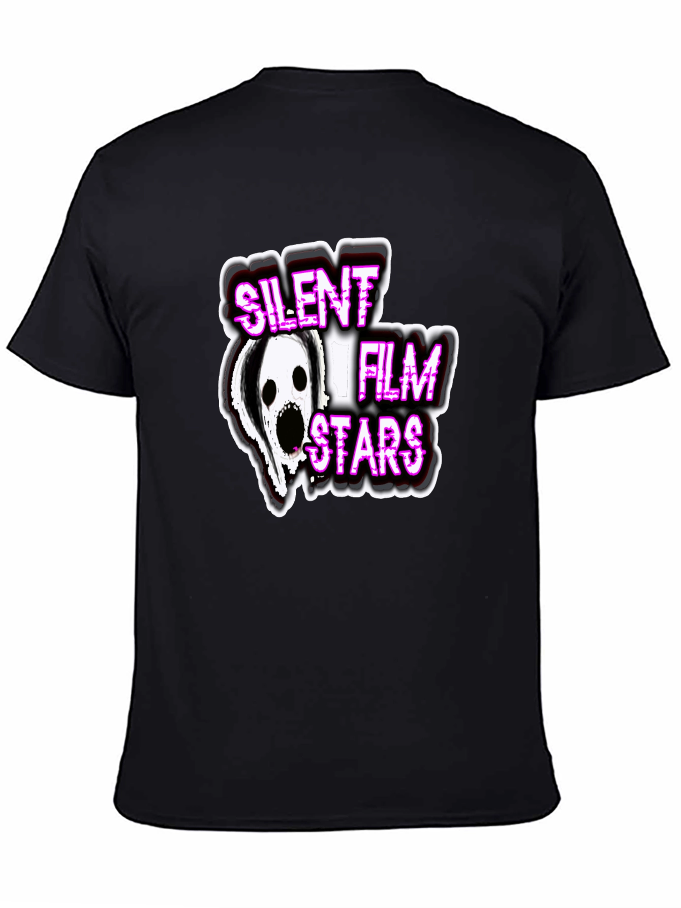 Silent Film Stars Graphic Tee - Black
