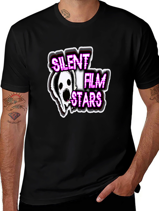 Silent Film Stars Graphic Tee - Black