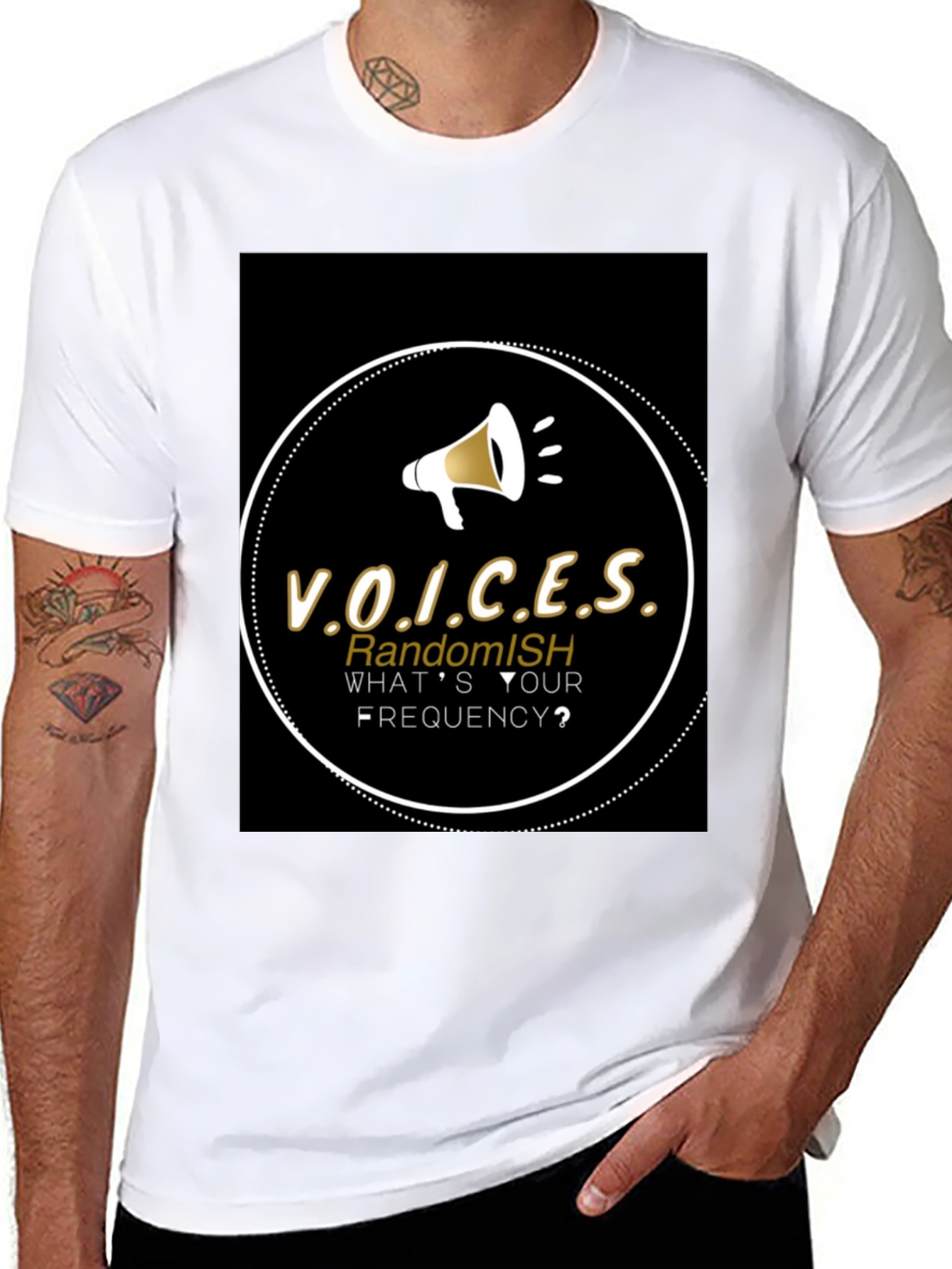 Voices Graphic Tee - RandomISH Frequency Shirt