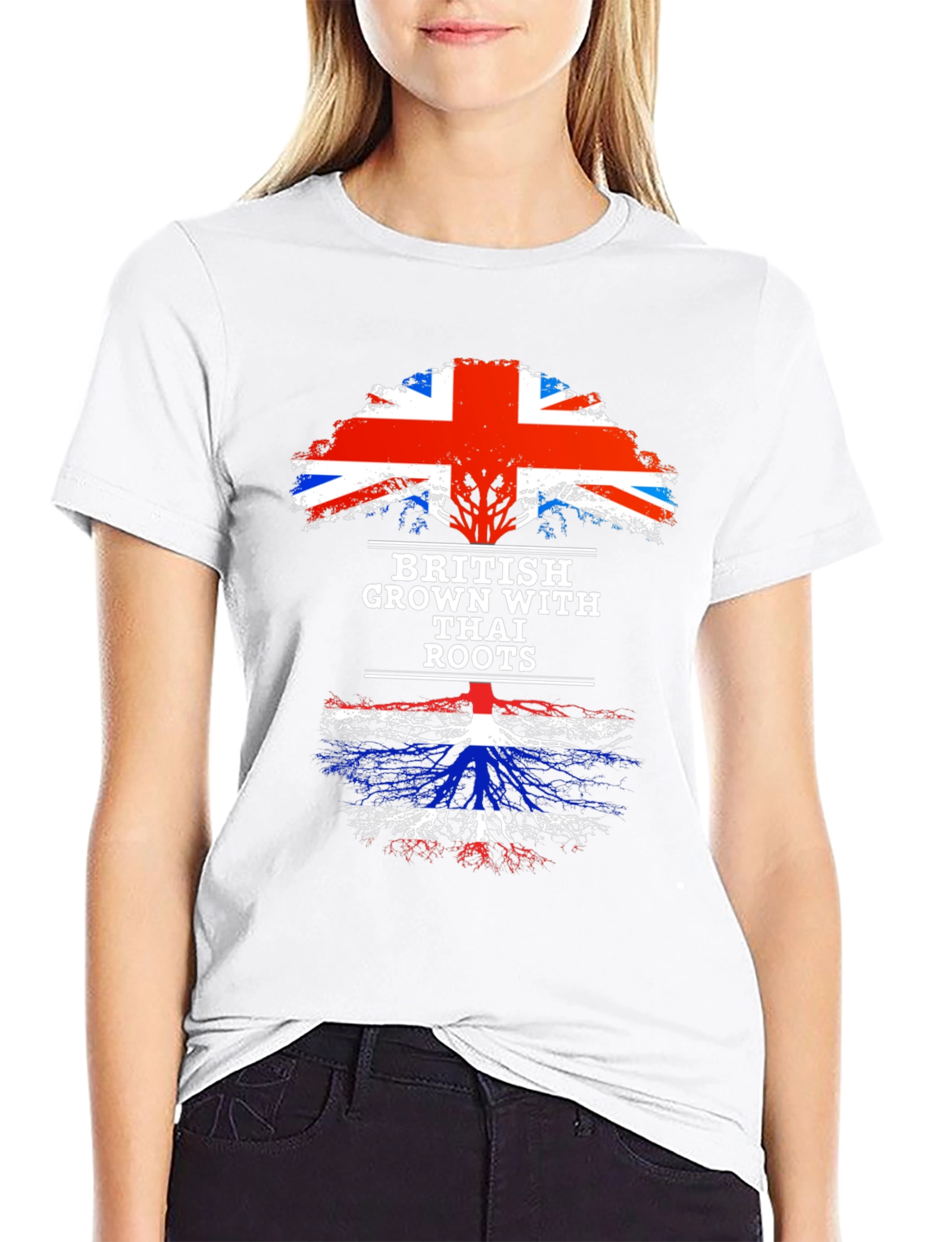 British Grown with Thai Roots T-Shirt