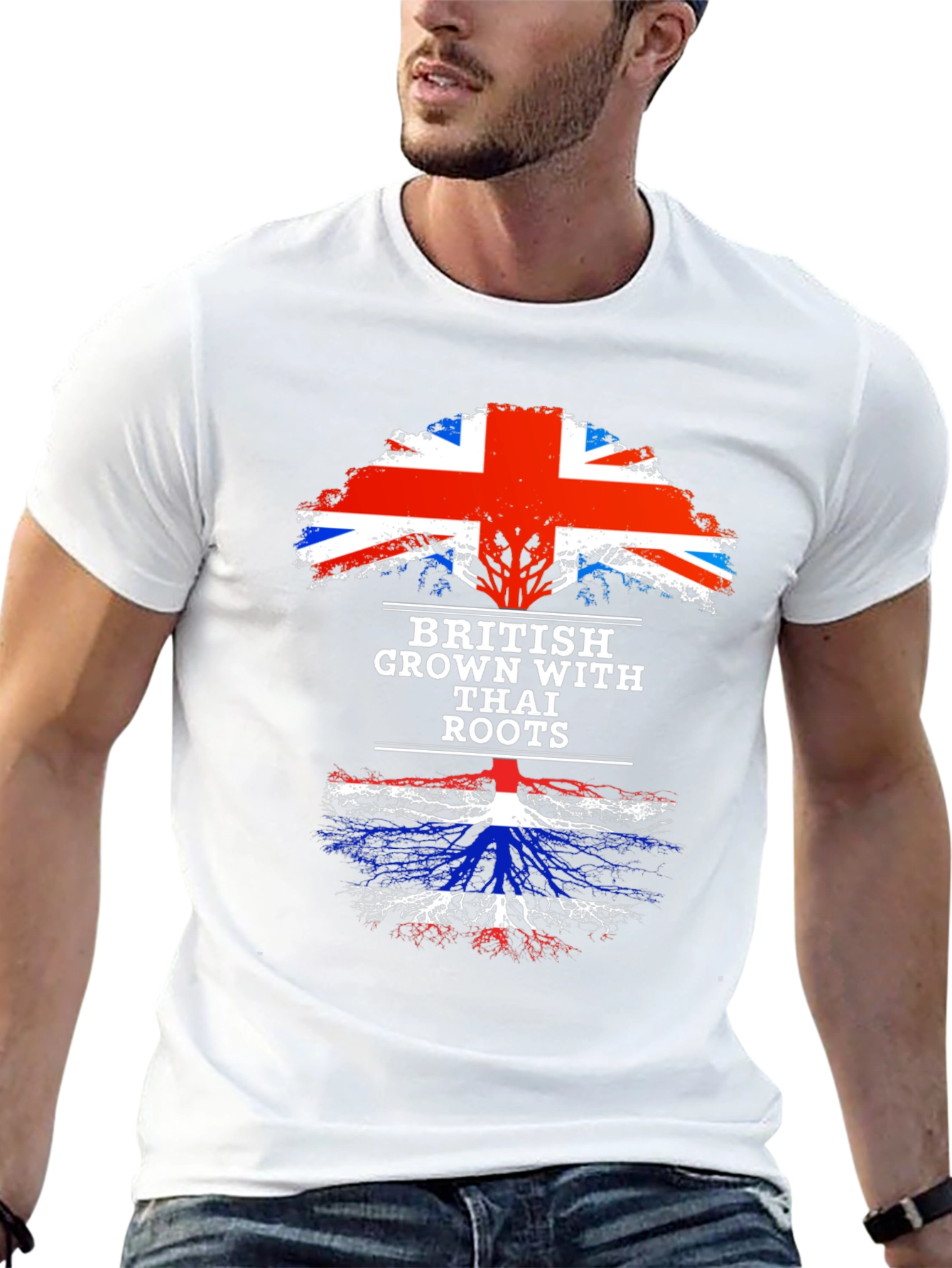 British Grown with Thai Roots T-Shirt