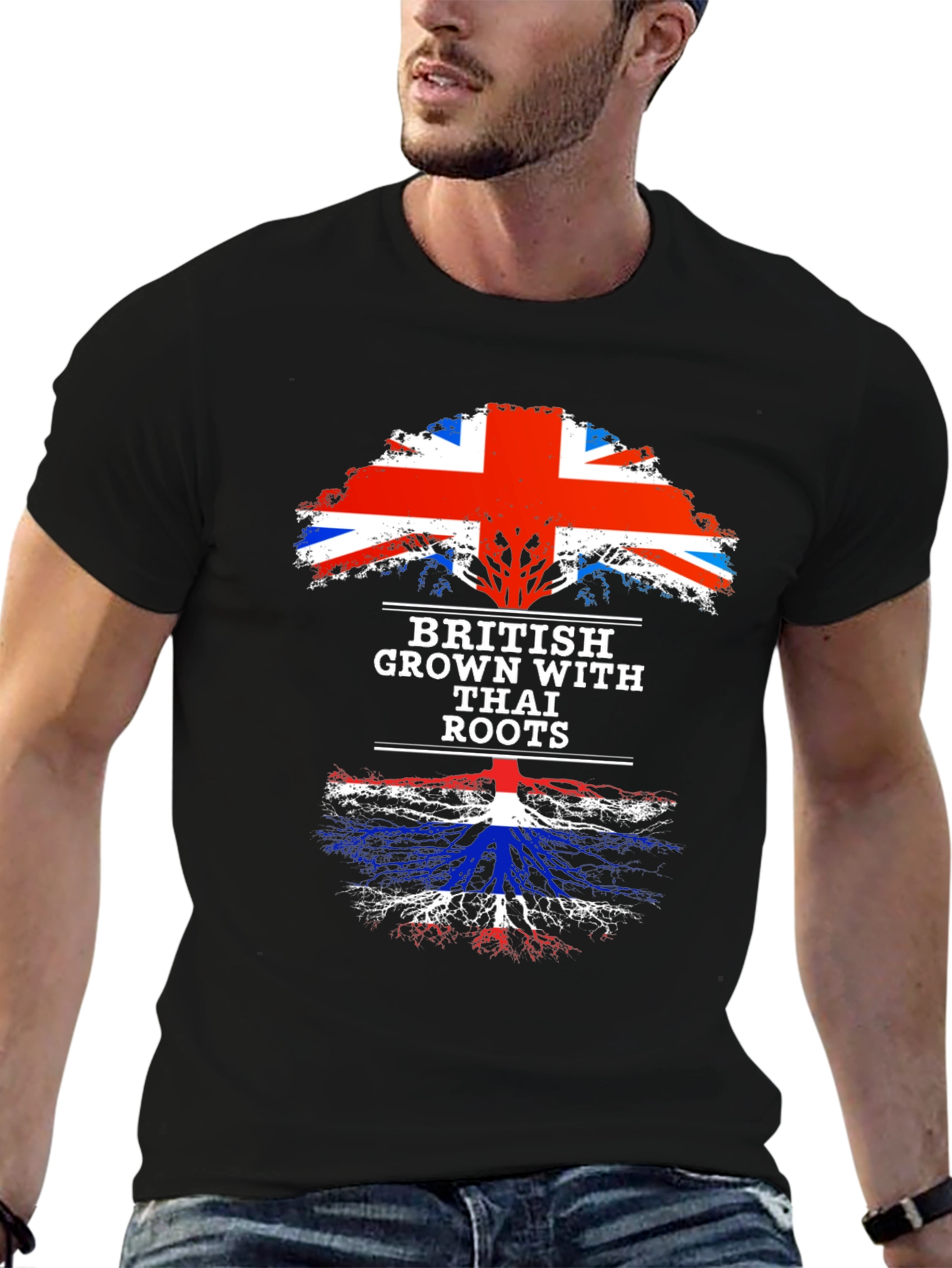 British Grown with Thai Roots T-Shirt