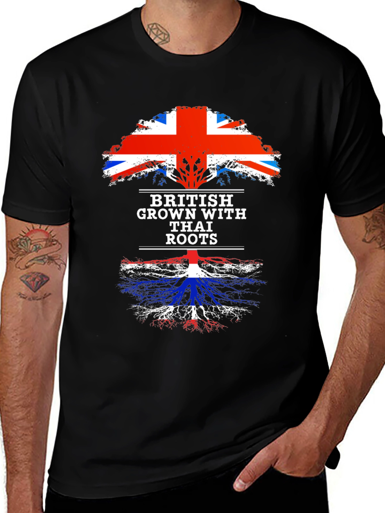 British Grown with Thai Roots T-Shirt