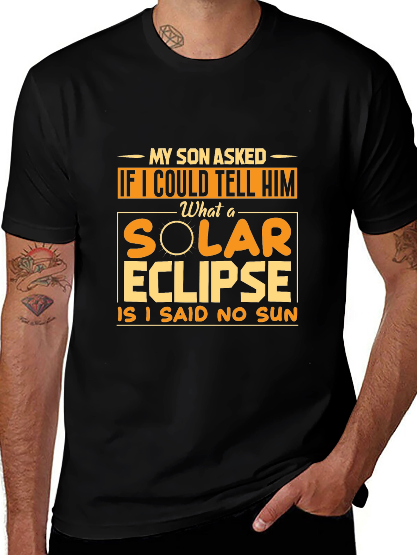 Solar Eclipse T-Shirt - Funny Dad Joke Tee