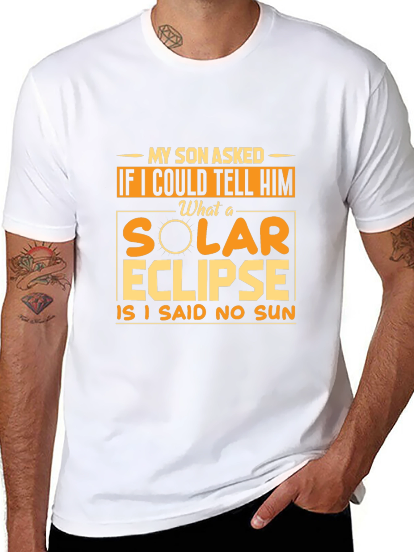 Solar Eclipse T-Shirt - Funny Dad Joke Tee