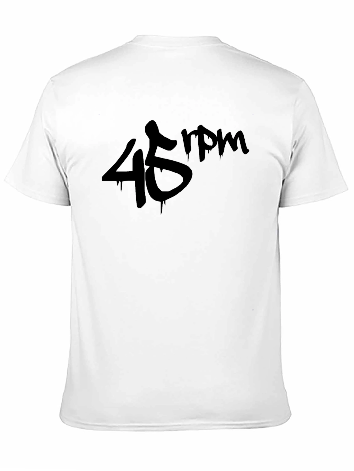 45 RPM Graphic T-Shirt - Black Music Tee