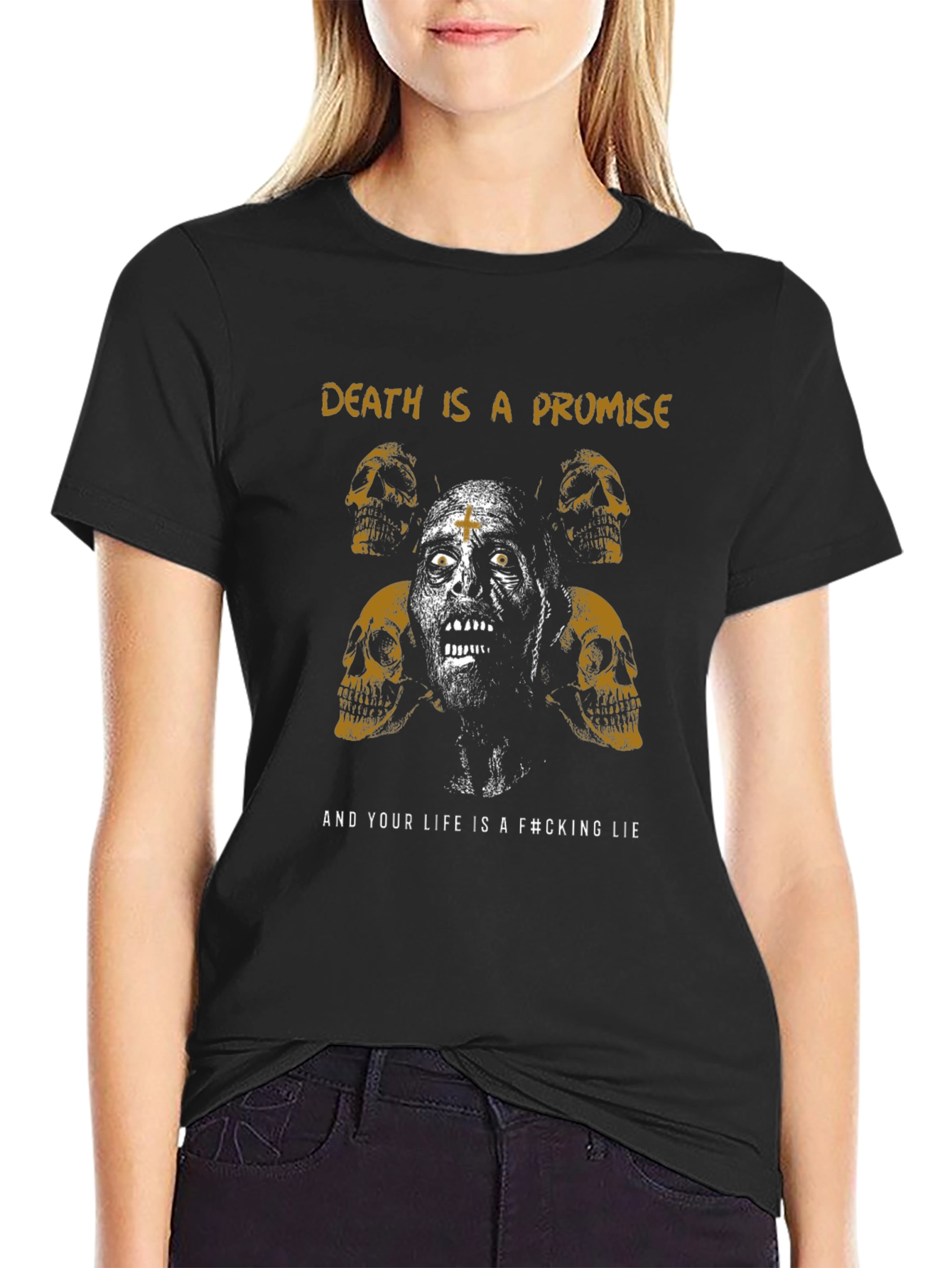 Death is a Promise Graphic T-Shirt