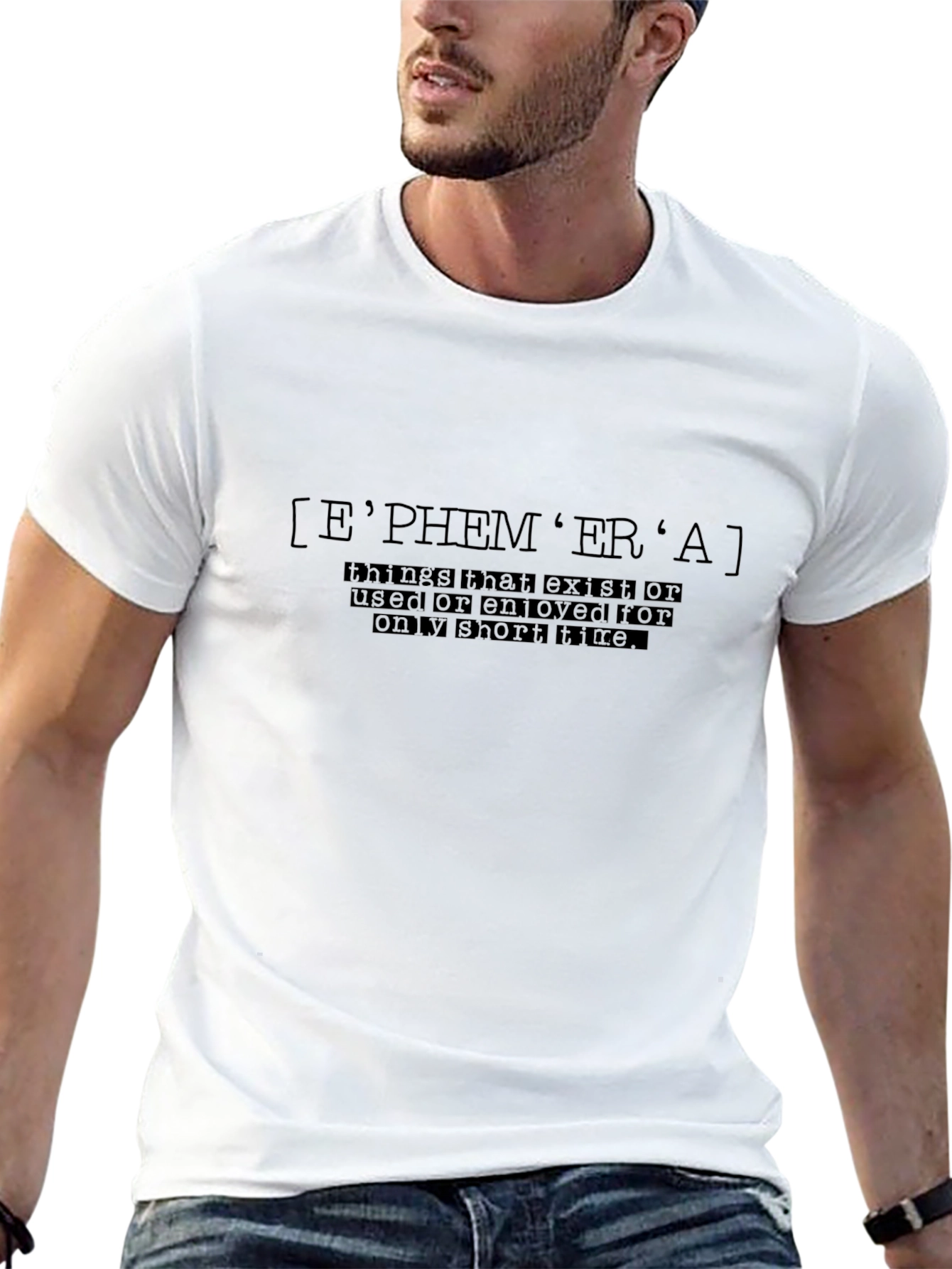 Ephemera Definition Graphic Tee - Black