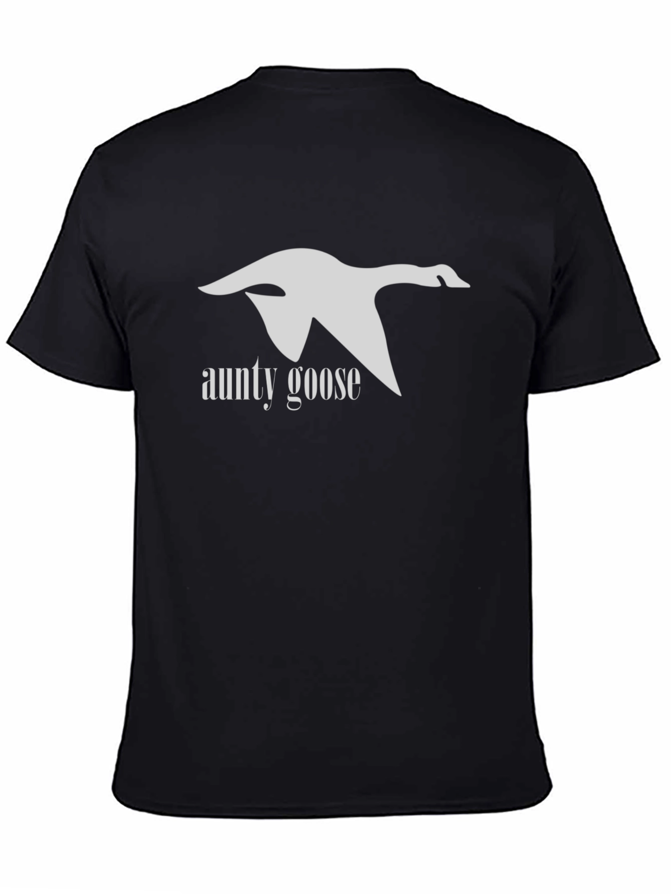 Aunty Goose Black Graphic Tee