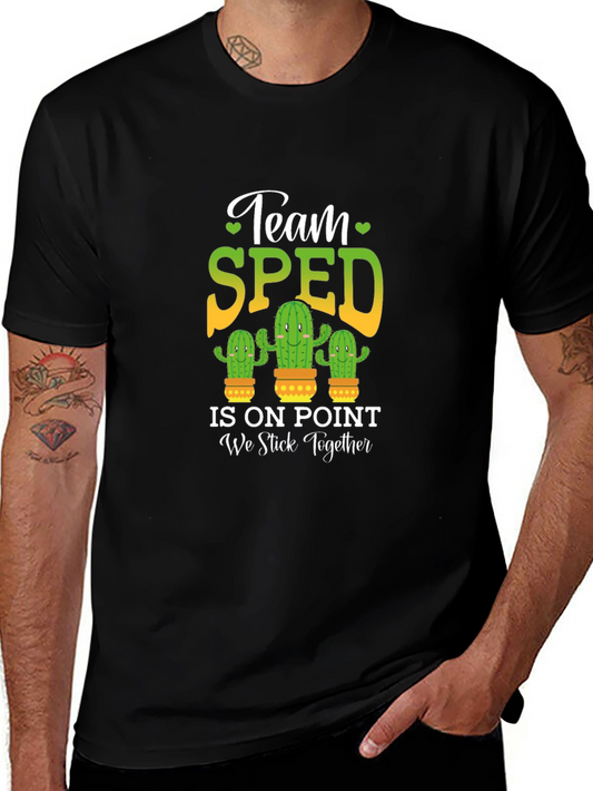 Team SPED Cactus T-Shirt - Special Education Teacher Apparel