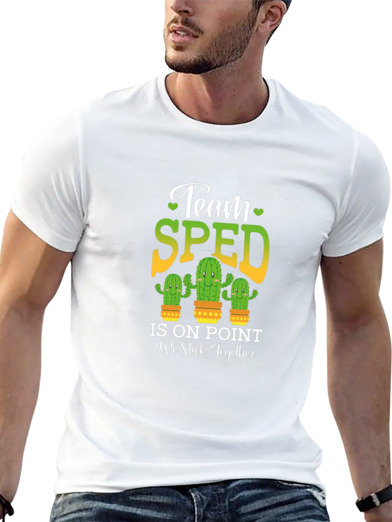 Team SPED Cactus T-Shirt - Special Education Teacher Apparel