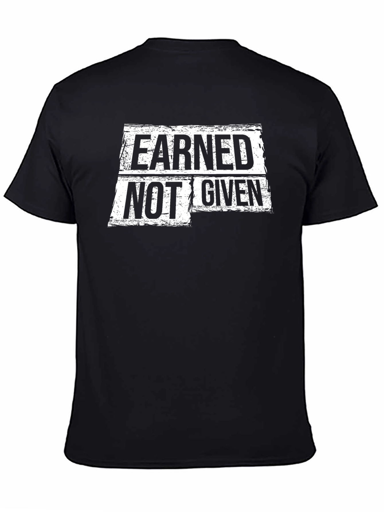 Earned Not Given Graphic T-Shirt - Black