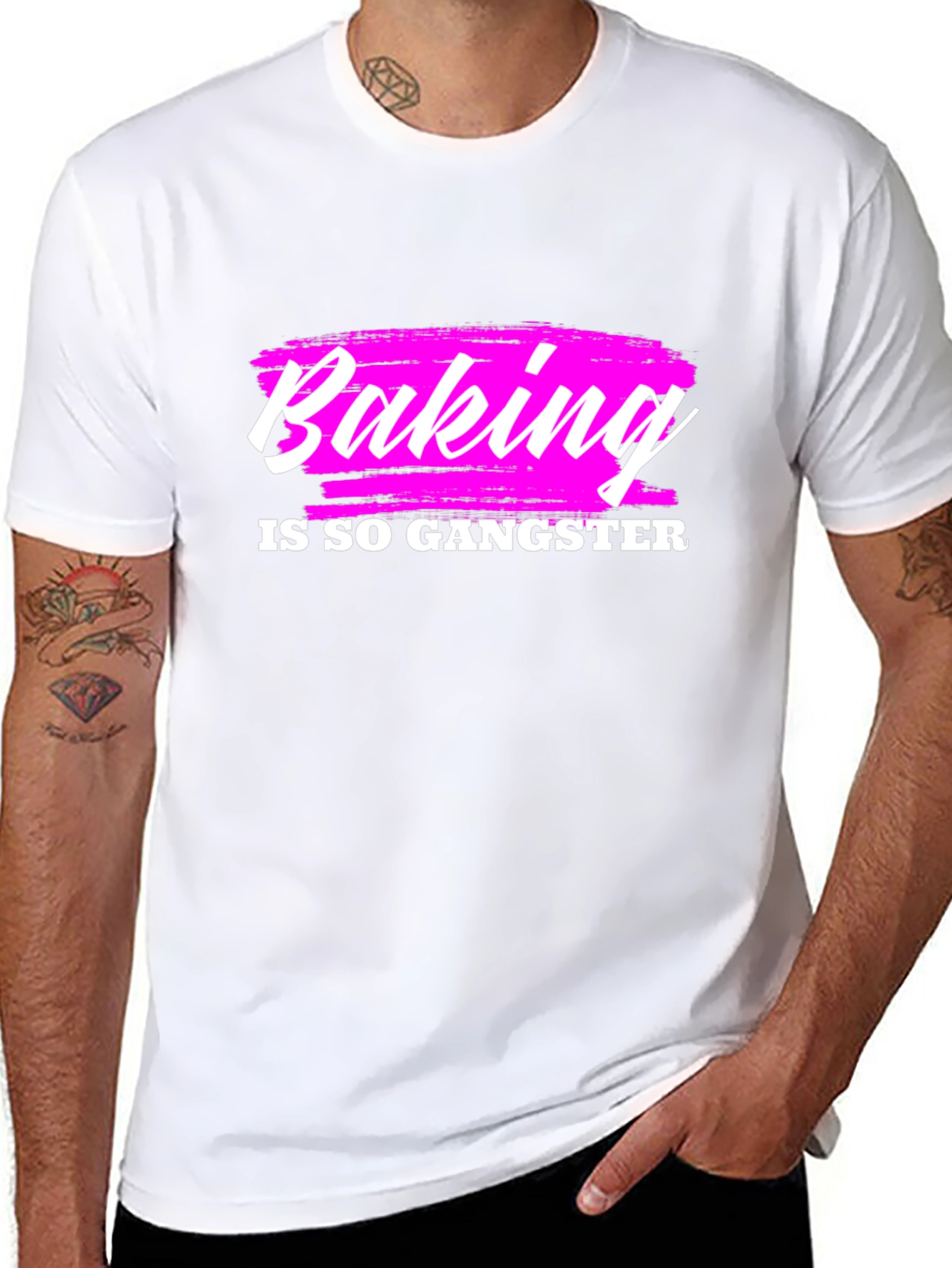 Baking is so Gangster Graphic T-Shirt