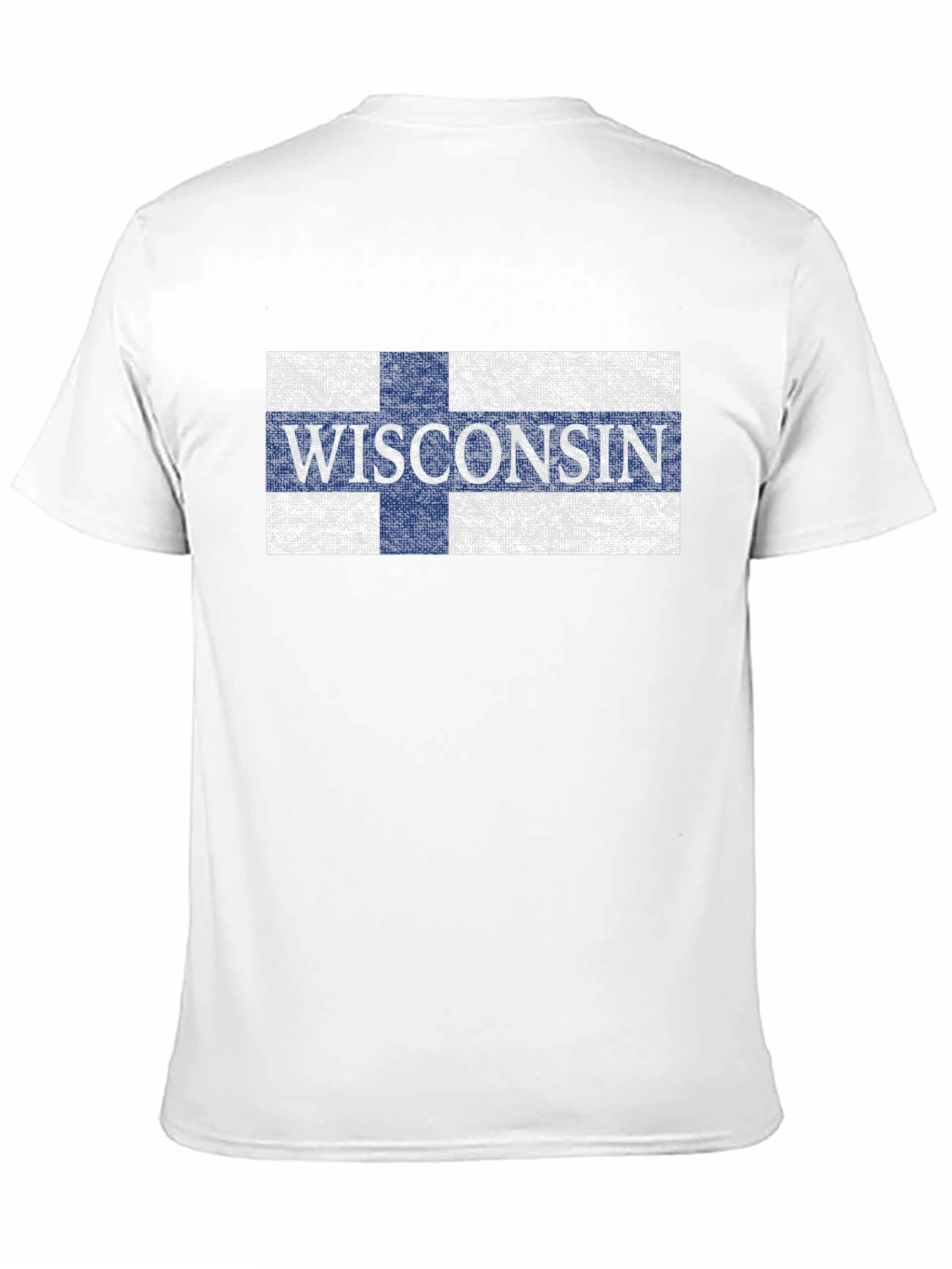 Wisconsin Flag Graphic Print T-Shirt