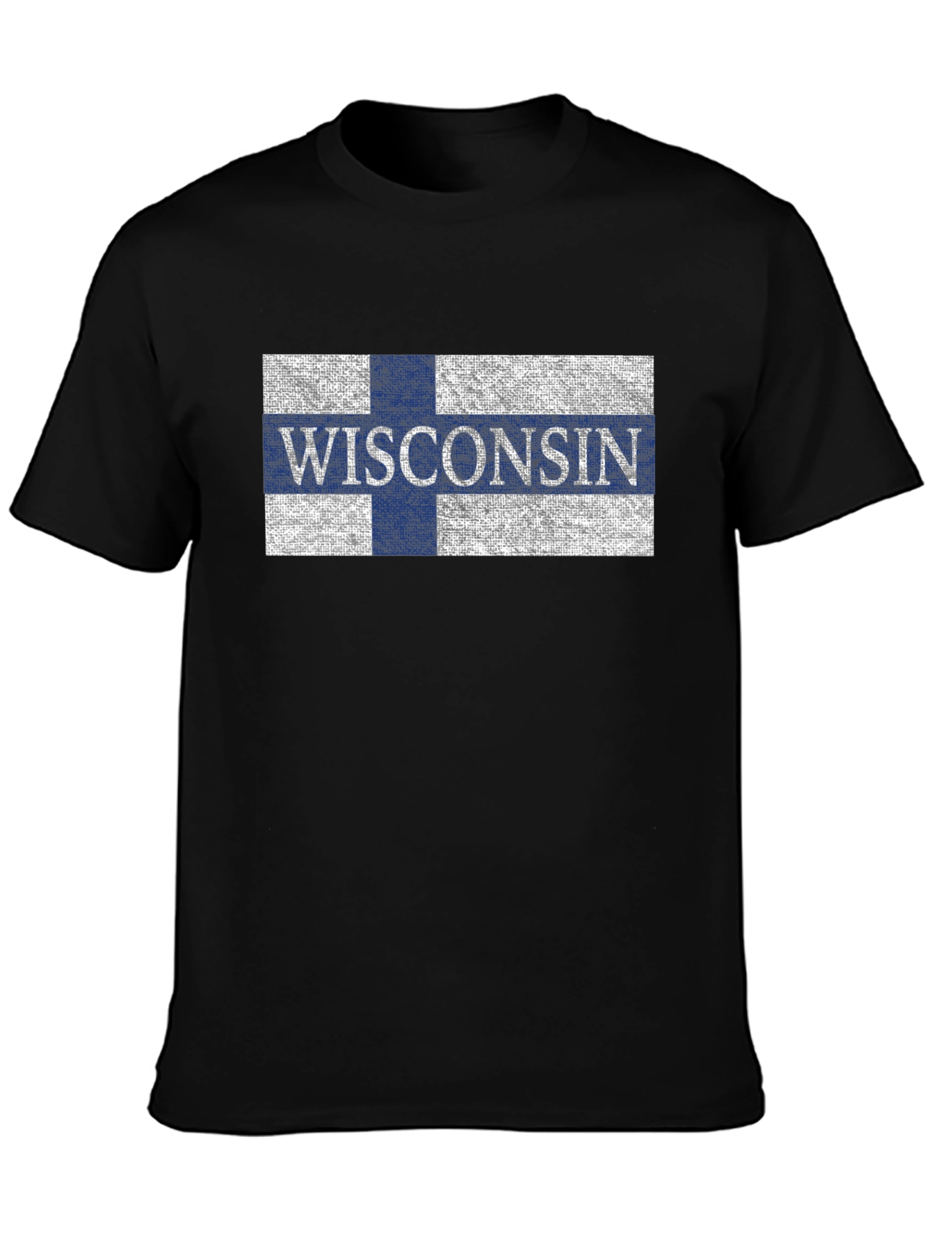 Wisconsin Flag Graphic Print T-Shirt