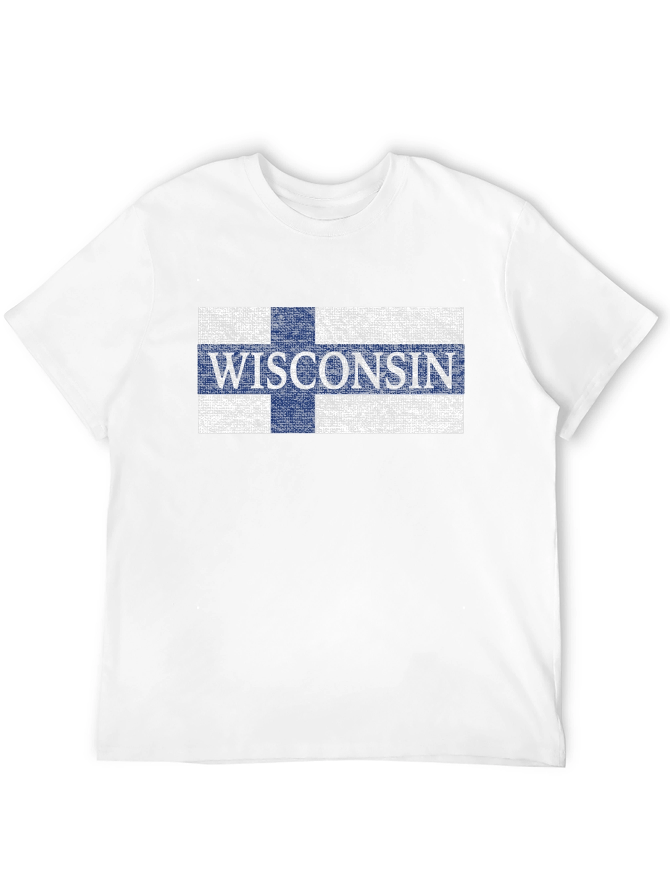 Wisconsin Flag Graphic Print T-Shirt