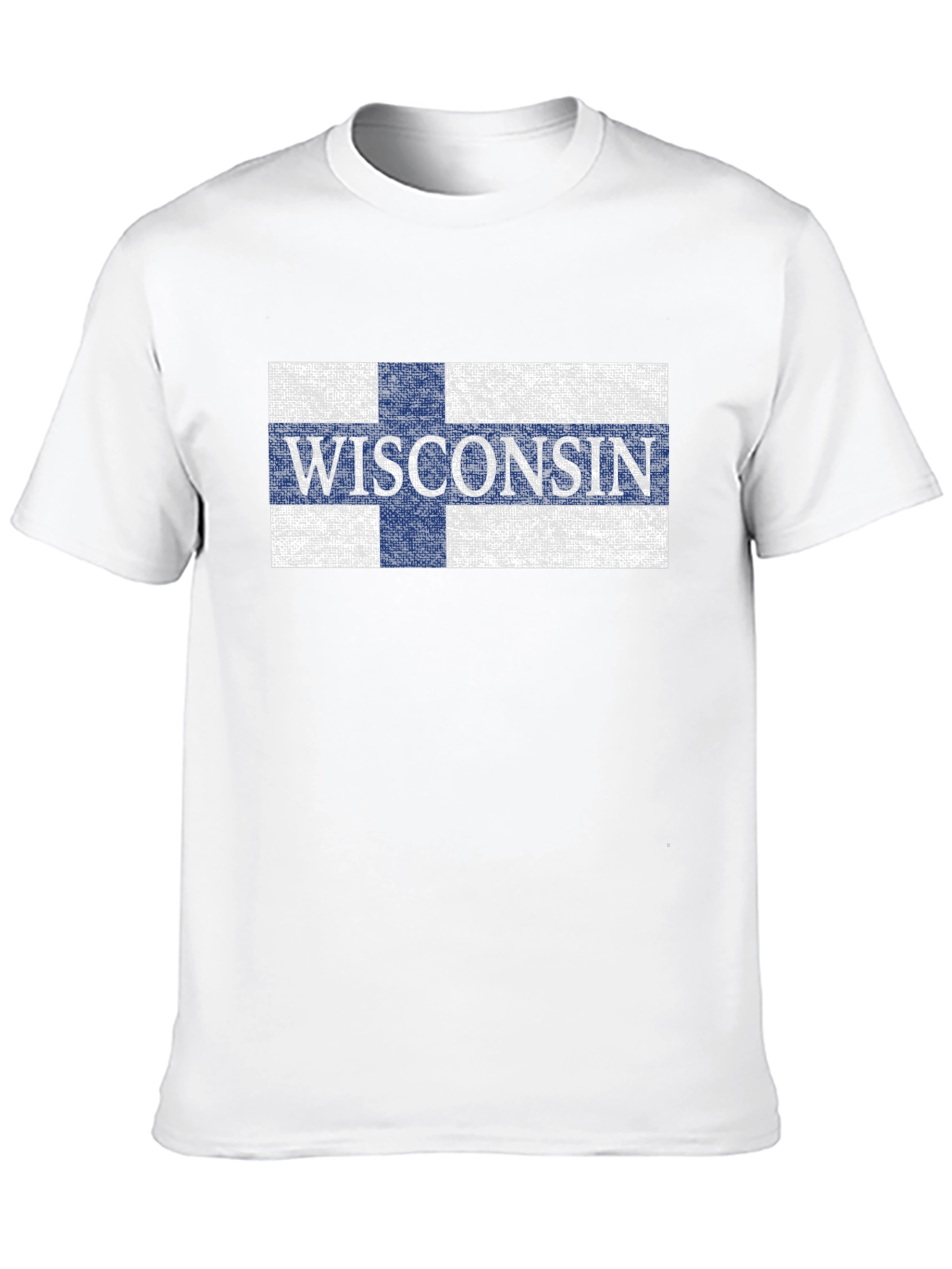 Wisconsin Flag Graphic Print T-Shirt