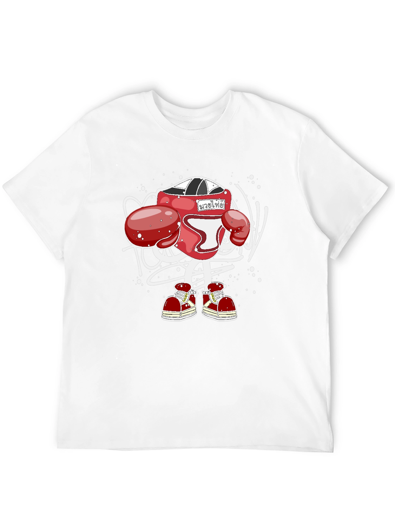 Boxing Cartoon Graphic Tee