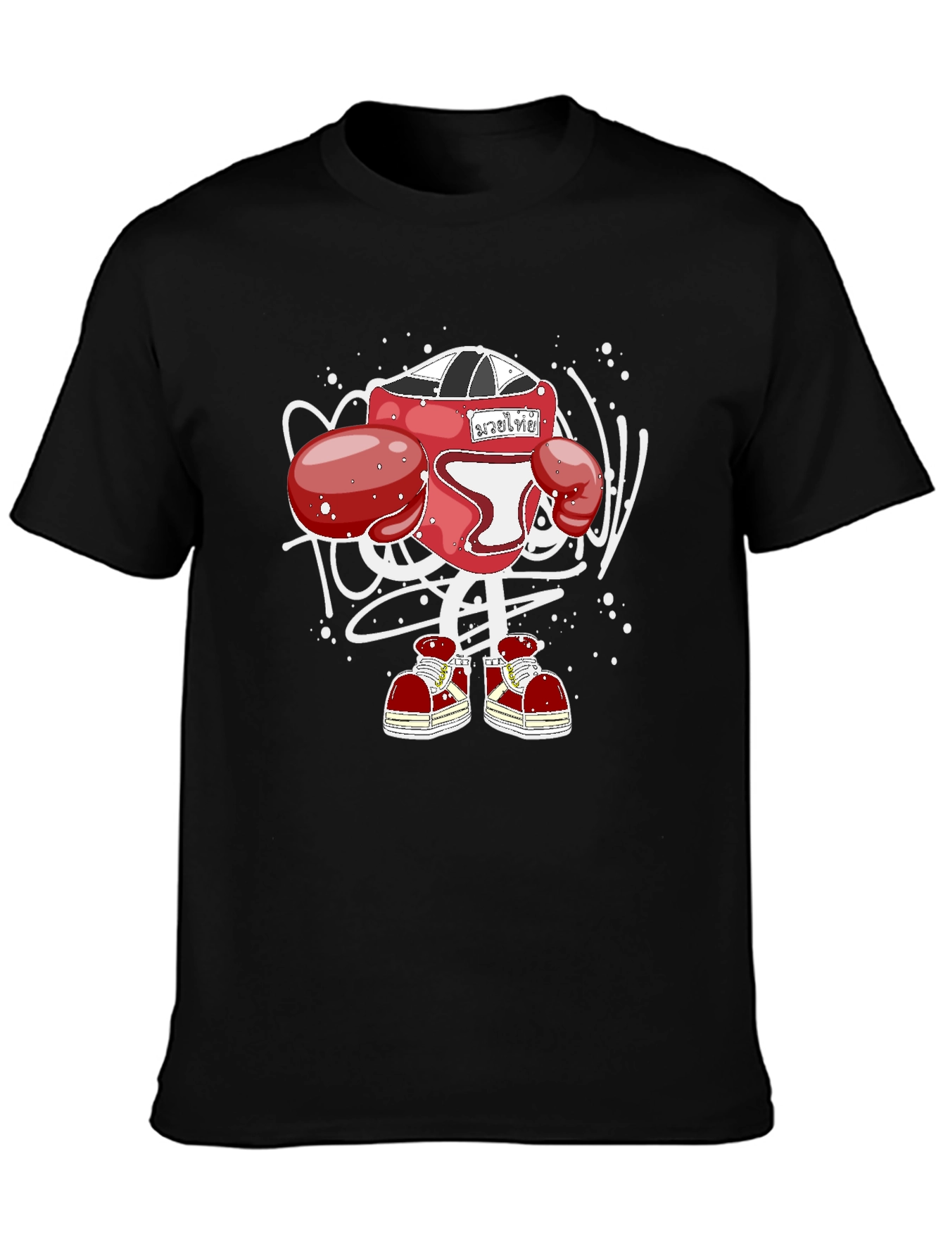 Boxing Cartoon Graphic Tee
