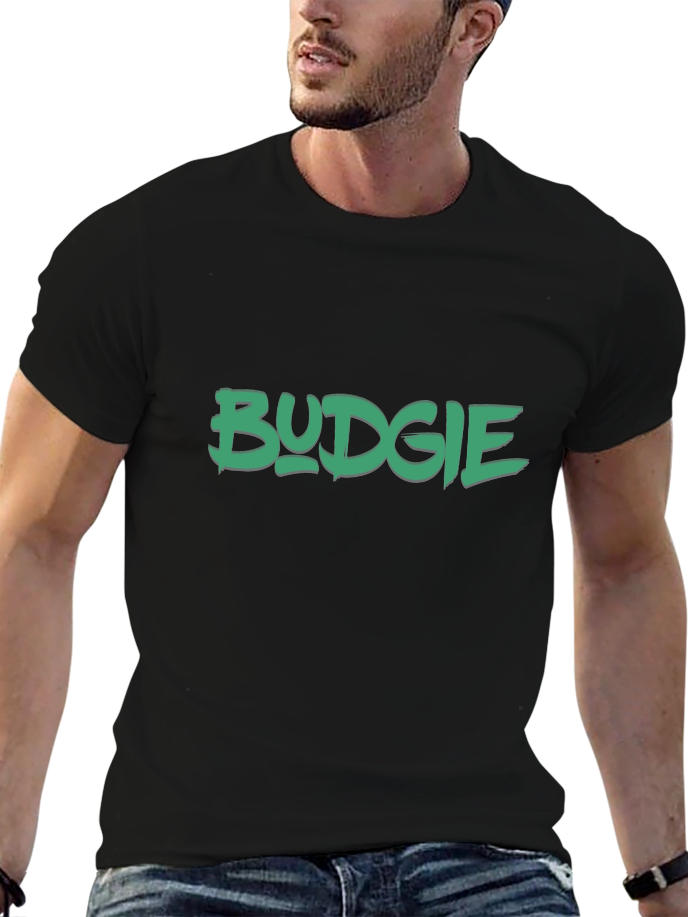 Budgie Graphic Print T-Shirt