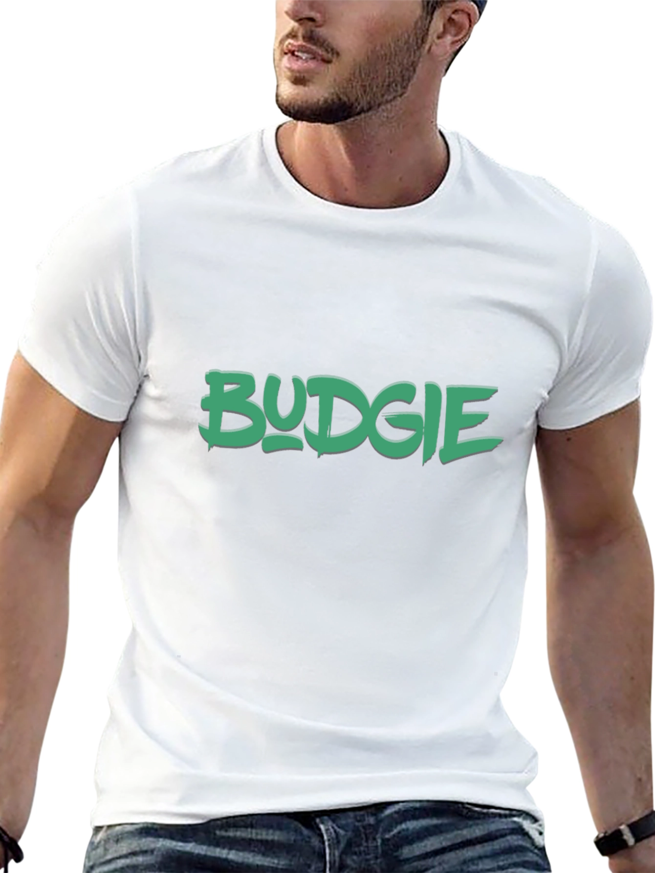 Budgie Graphic Print T-Shirt