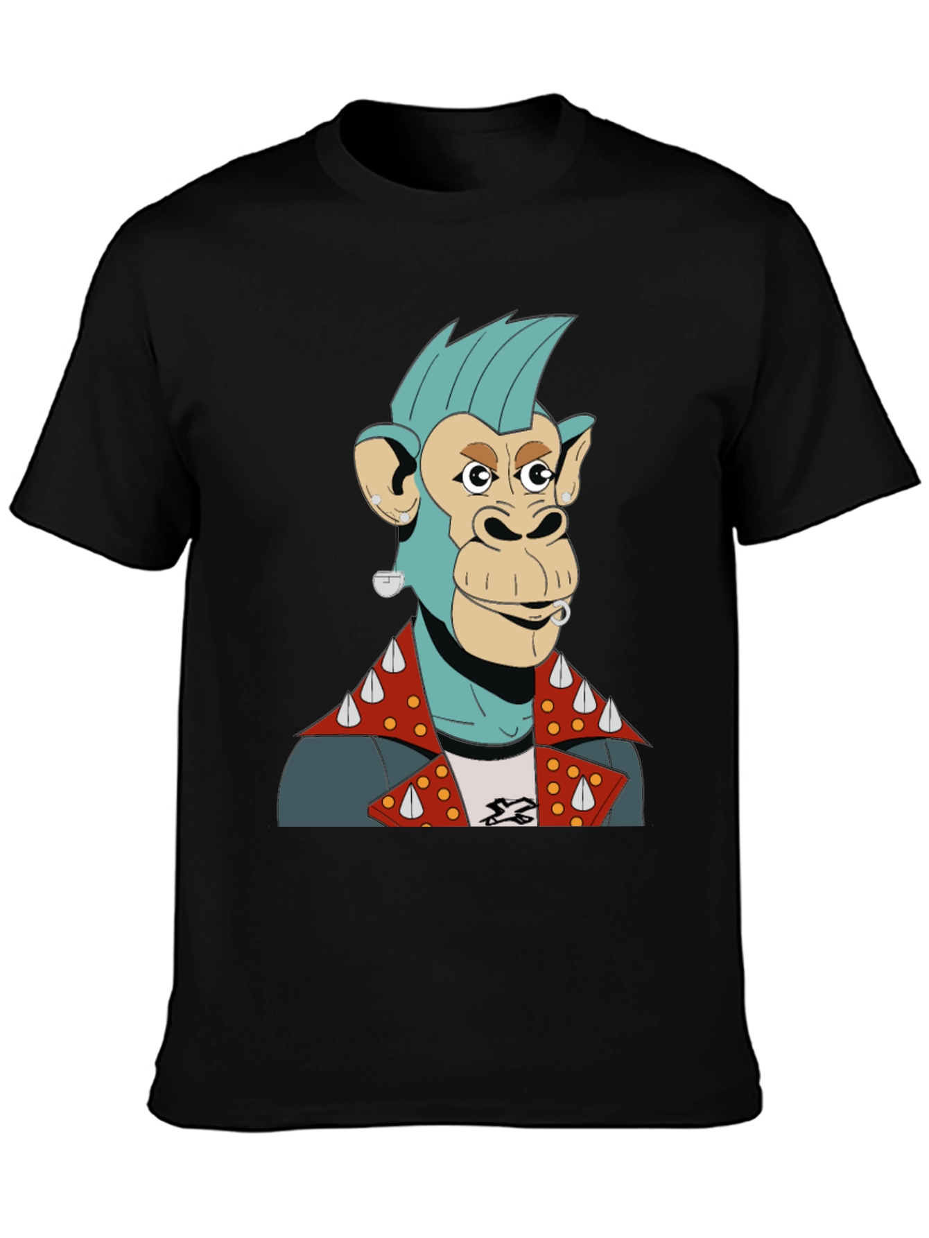 Punk Ape Graphic Tee - Unique Mens T-Shirt