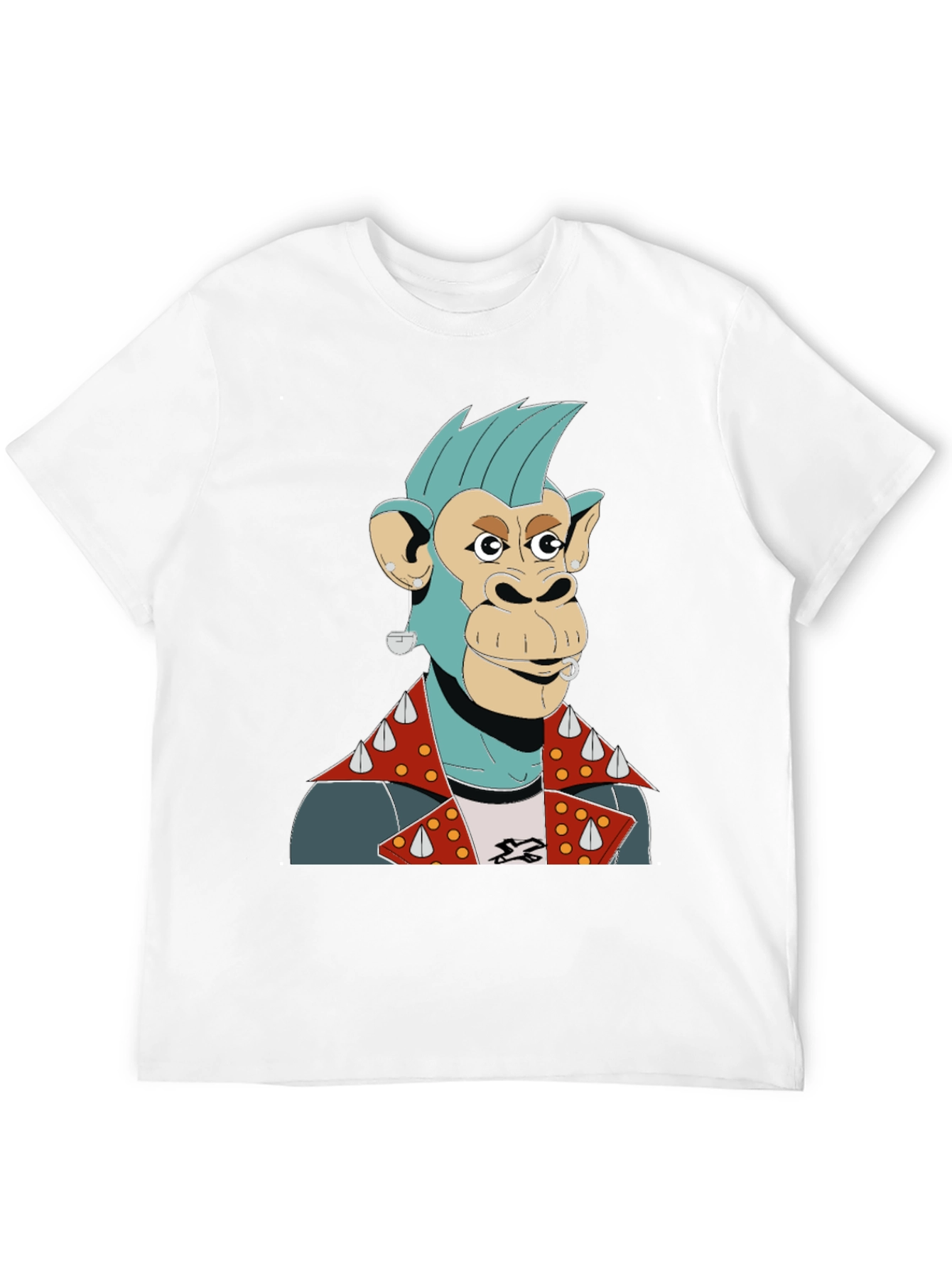 Punk Ape Graphic Tee - Unique Mens T-Shirt