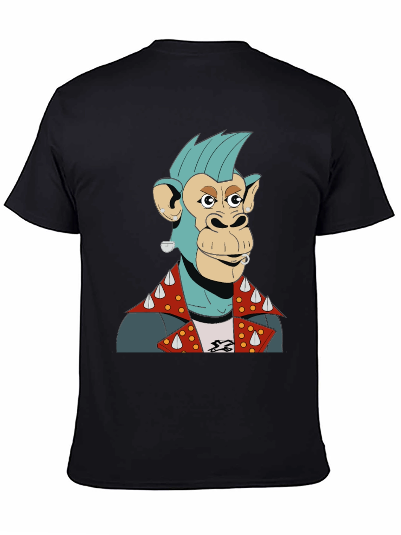 Punk Ape Graphic Tee - Unique Mens T-Shirt