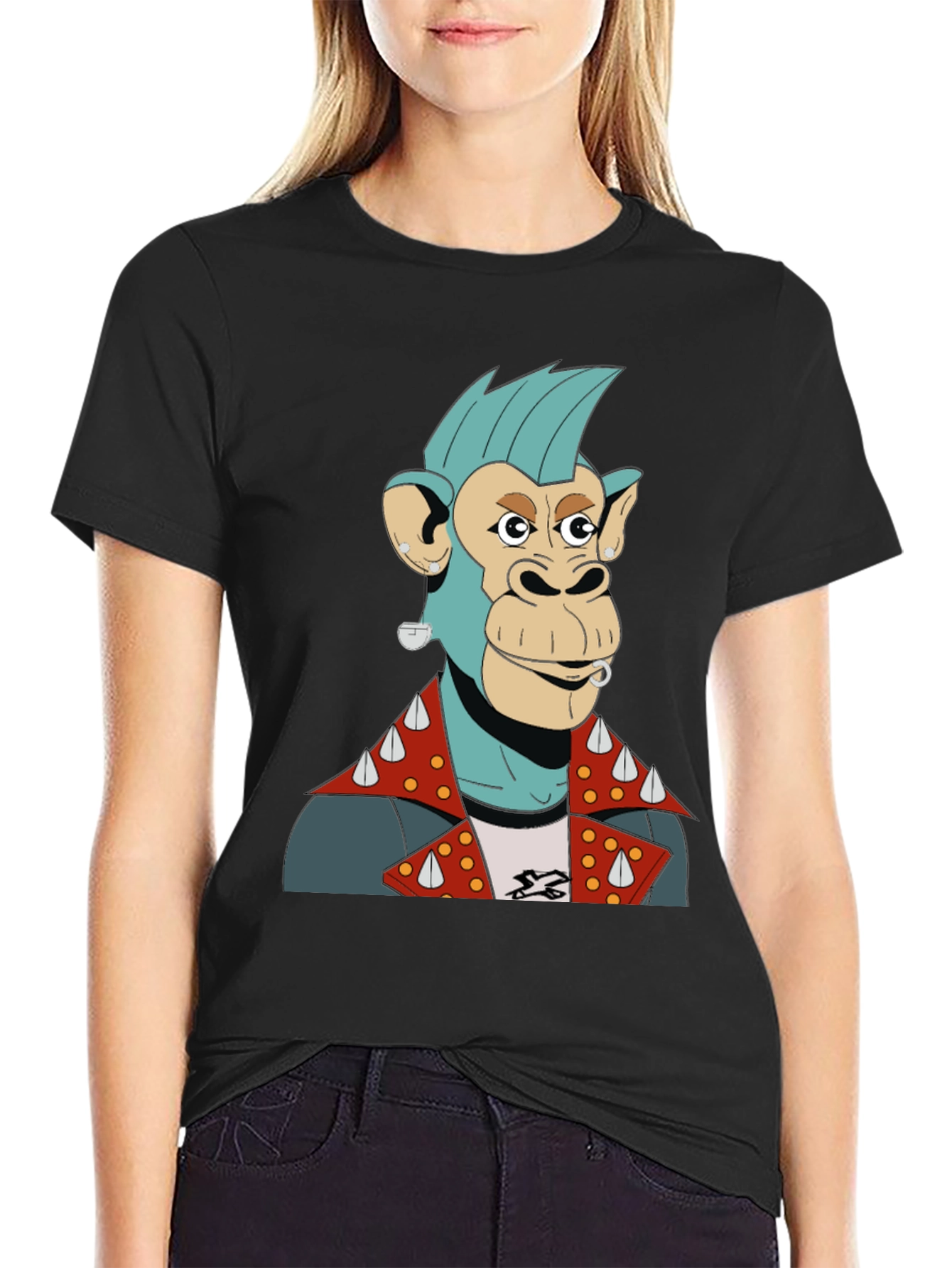 Punk Ape Graphic Tee - Unique Mens T-Shirt