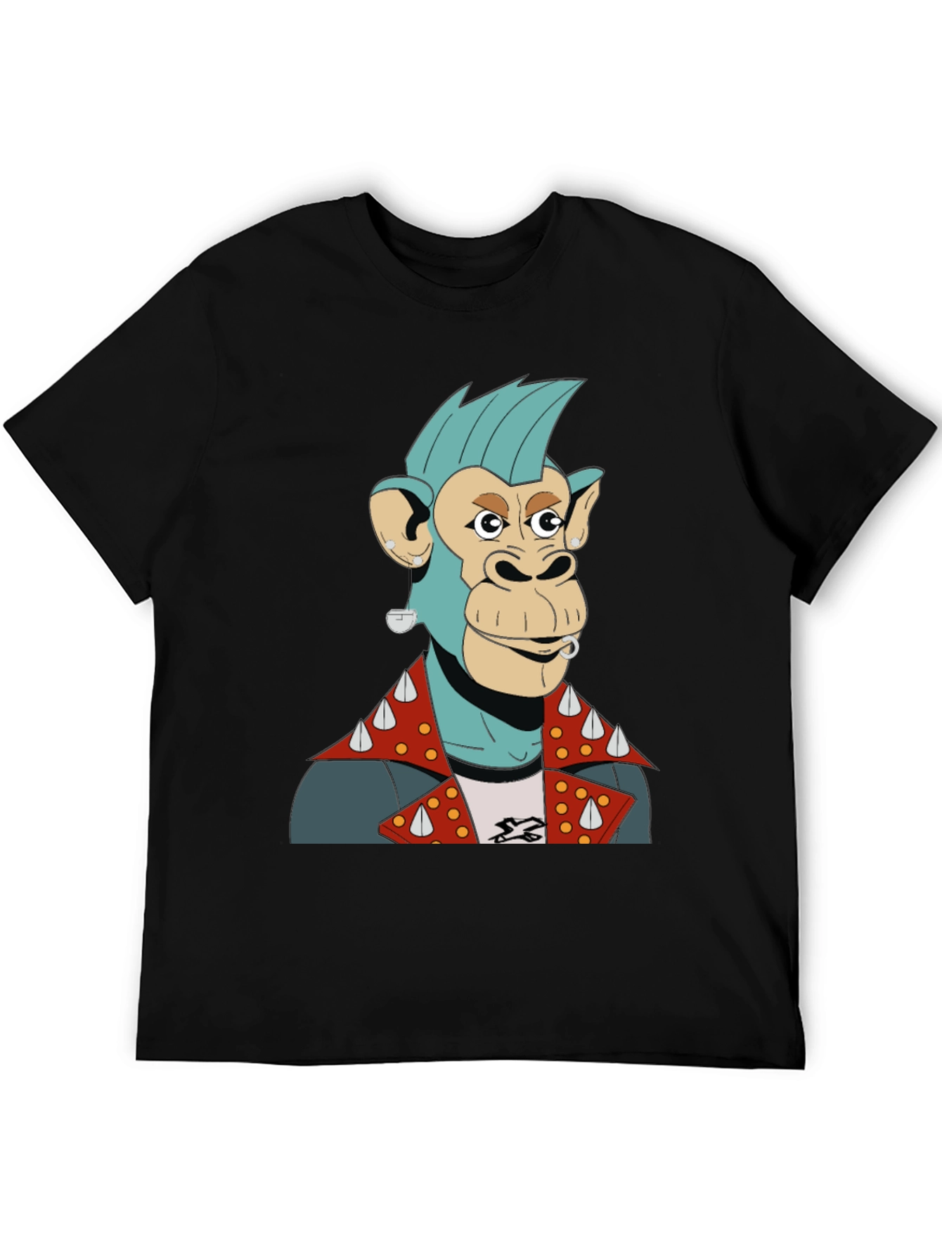 Punk Ape Graphic Tee - Unique Mens T-Shirt
