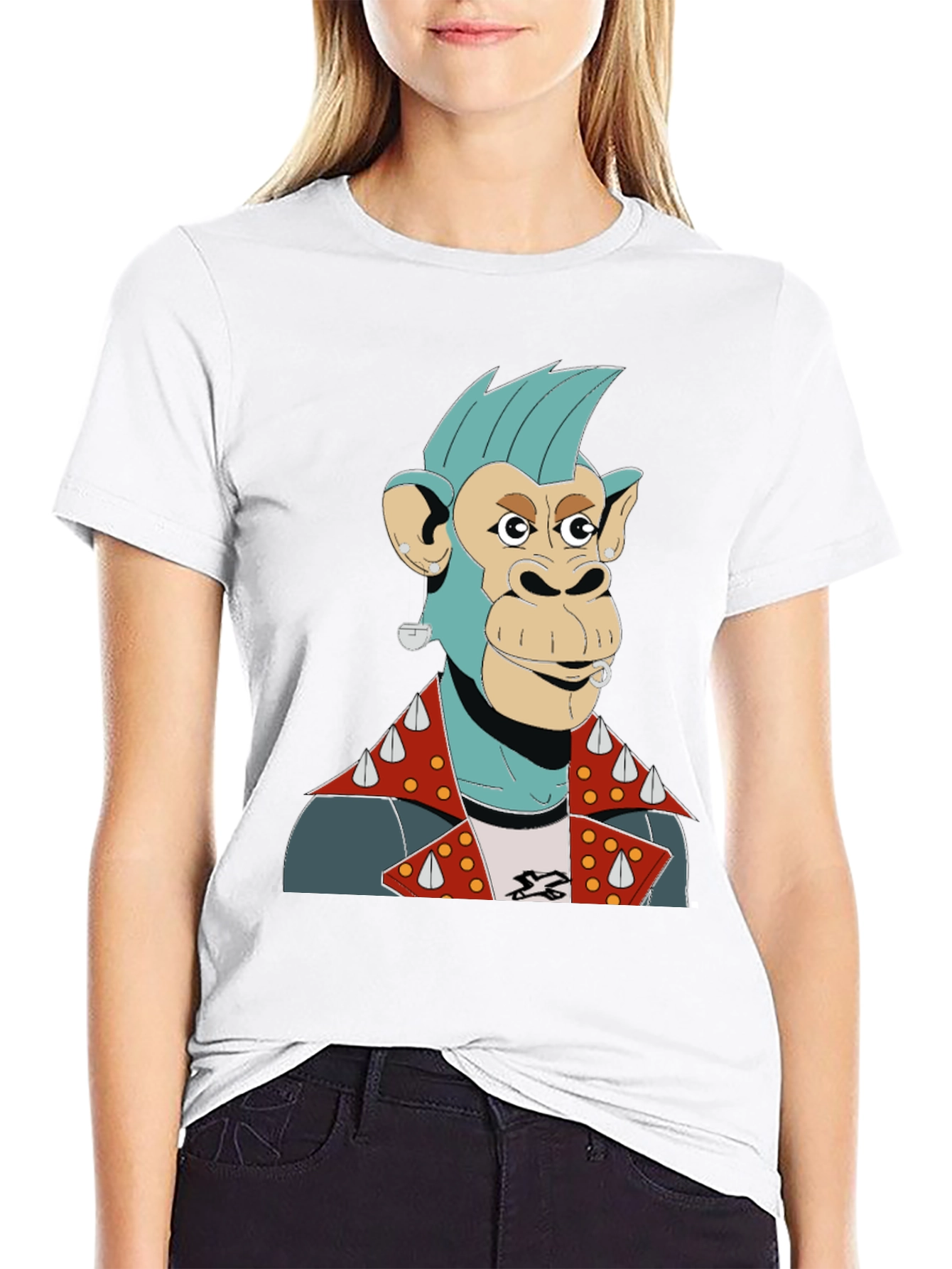 Punk Ape Graphic Tee - Unique Mens T-Shirt