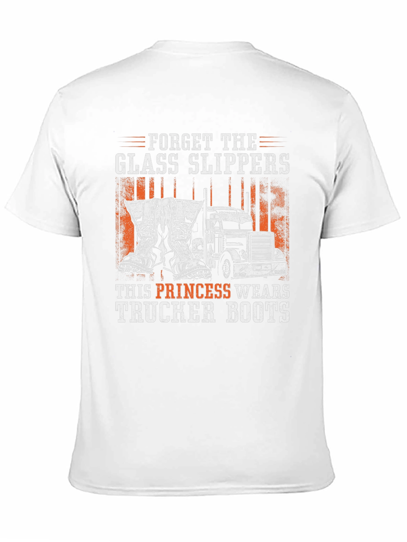 Trucker Boots Princess Graphic Tee