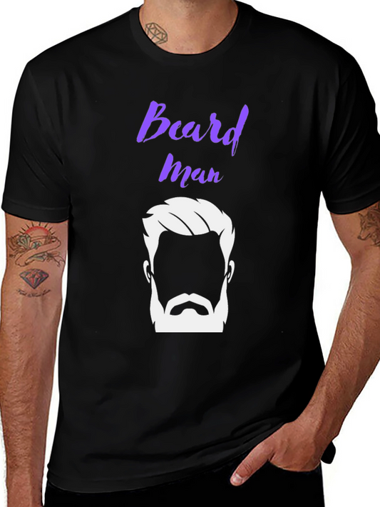 Beard Man Graphic Tee - Stylish and Trendy