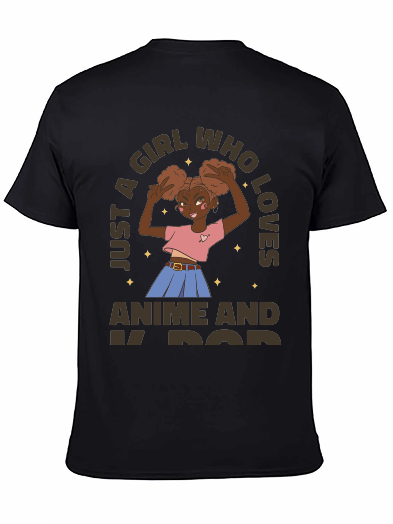 Anime & K-Pop Girl Graphic Tee
