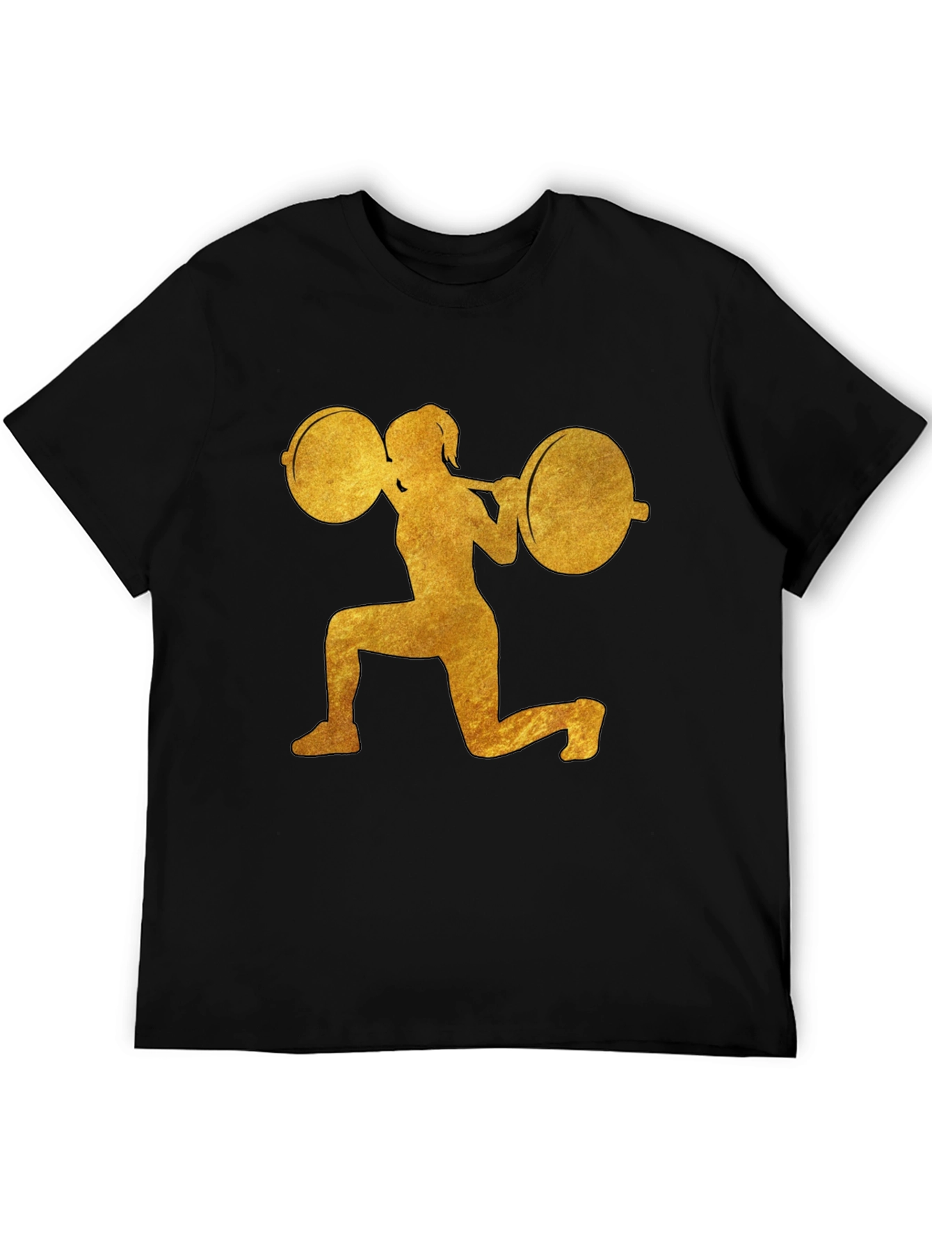 Workout Womans Black T-Shirt