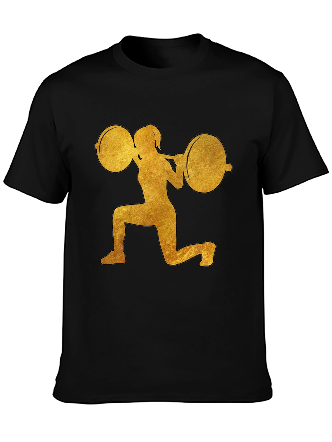 Workout Womans Black T-Shirt