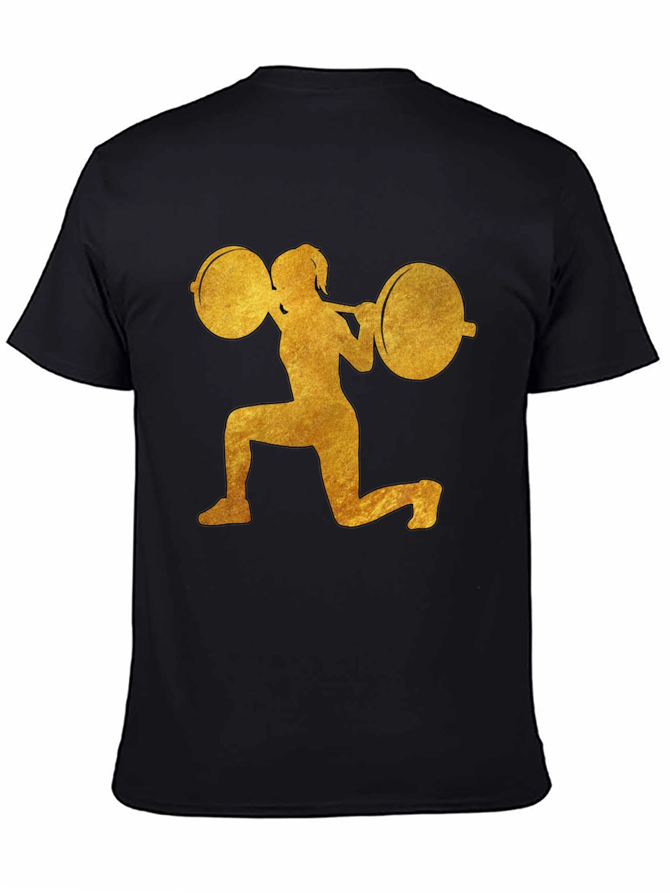 Workout Womans Black T-Shirt