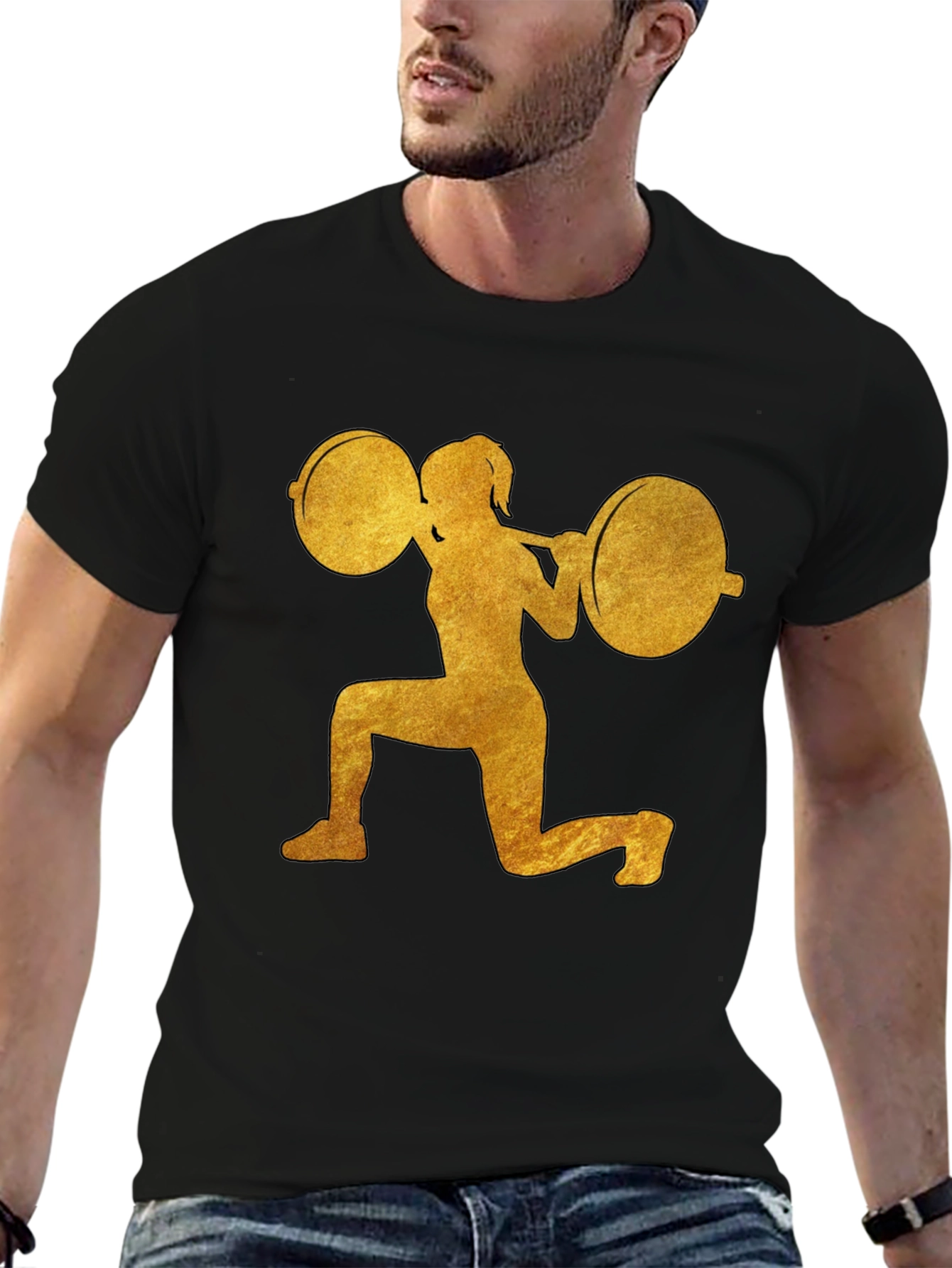 Workout Womans Black T-Shirt
