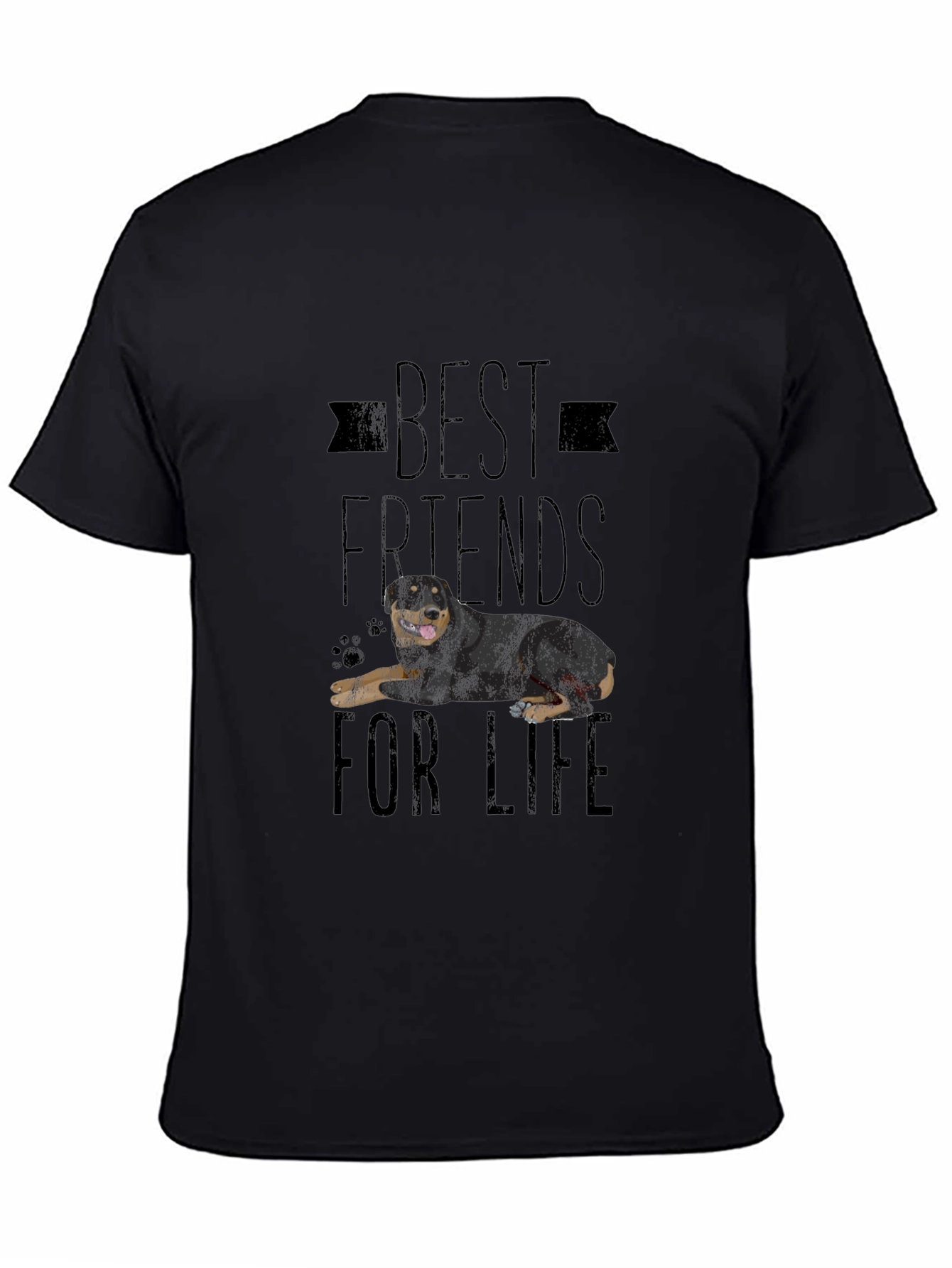 Best Friends For Life Rottweiler T-Shirt