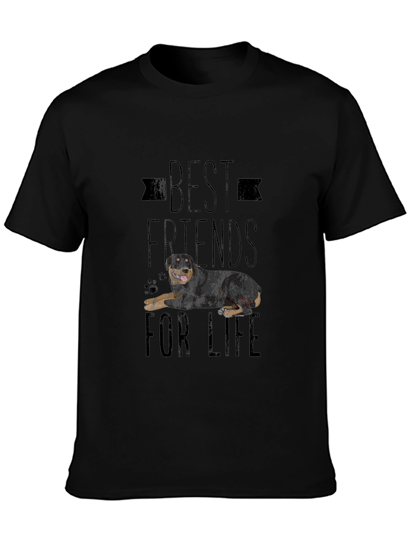 Best Friends For Life Rottweiler T-Shirt